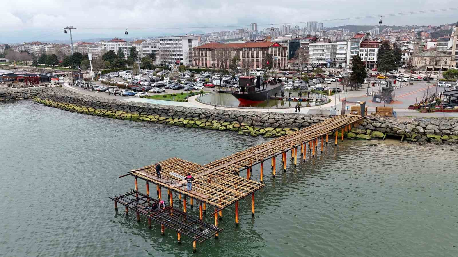 Ordu’da Ay Işığı İskelesi yenileniyor
