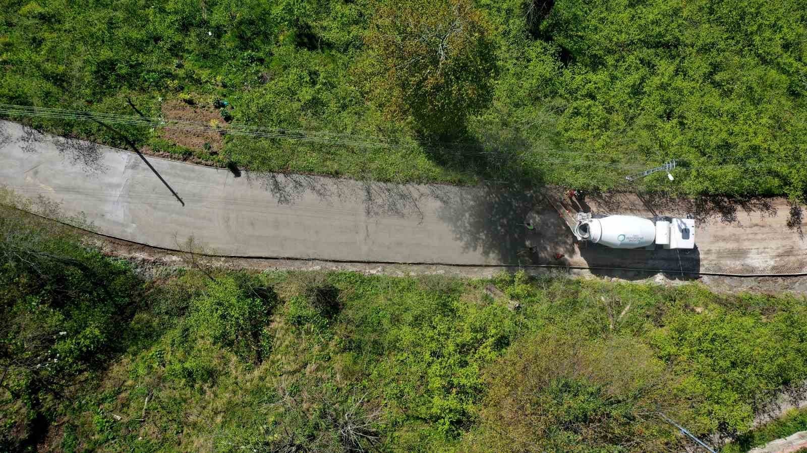 Ordu’da beton yol seferberliği sürüyor
