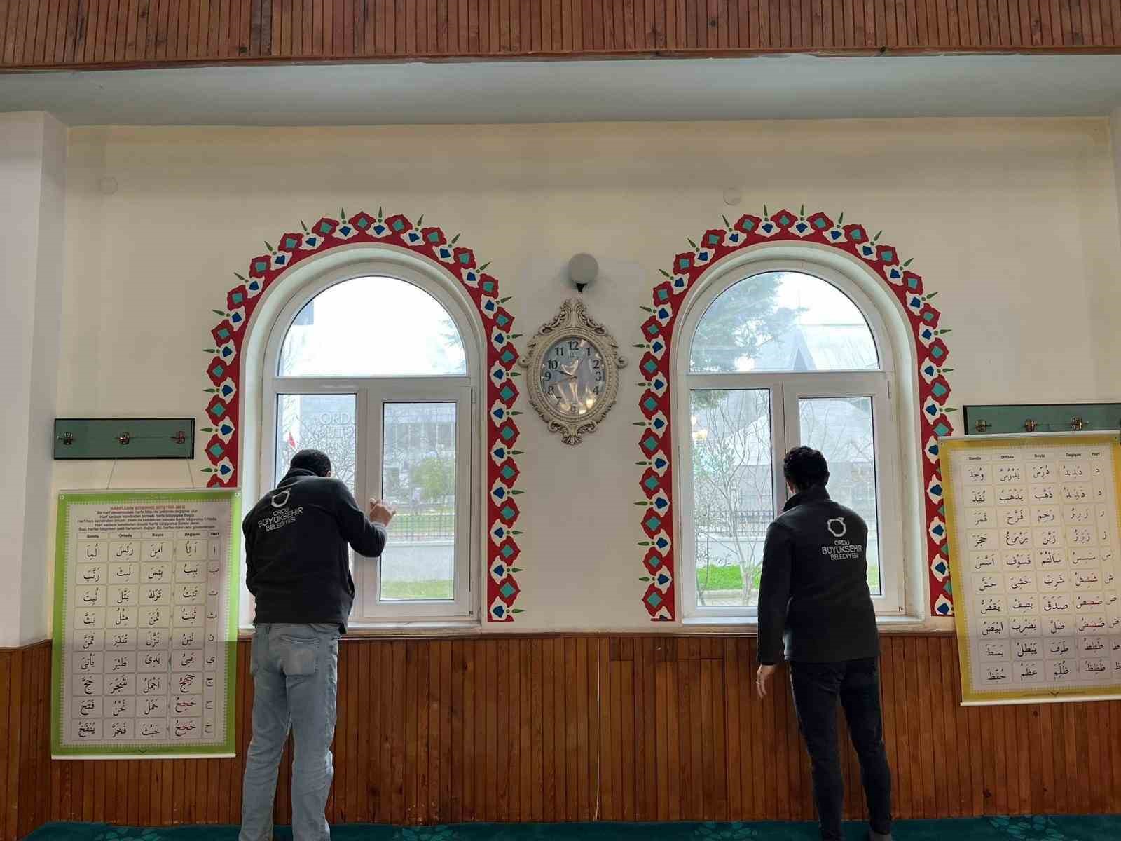 Ordu’da camilerde Ramazan temizliği
