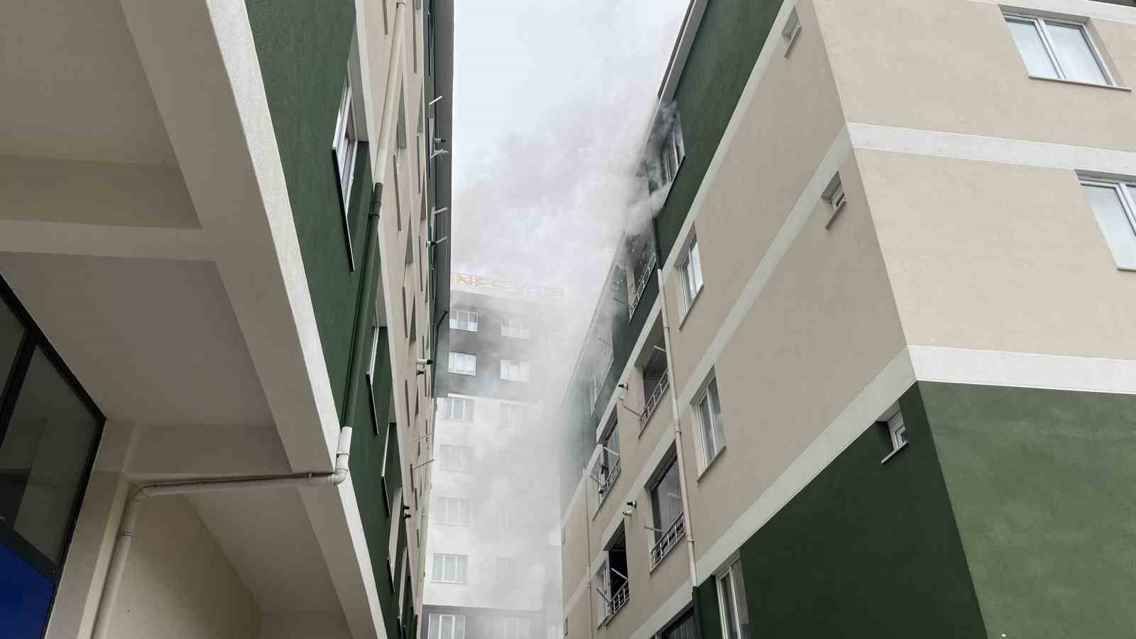 Ordu’da dairede yangın paniği
