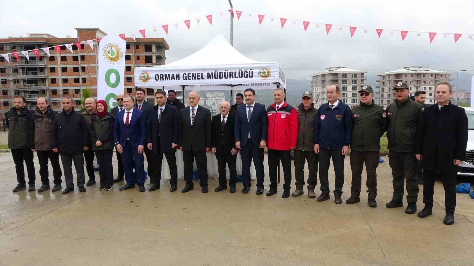Ordu’da fidanlar topraklar buluşturuldu
