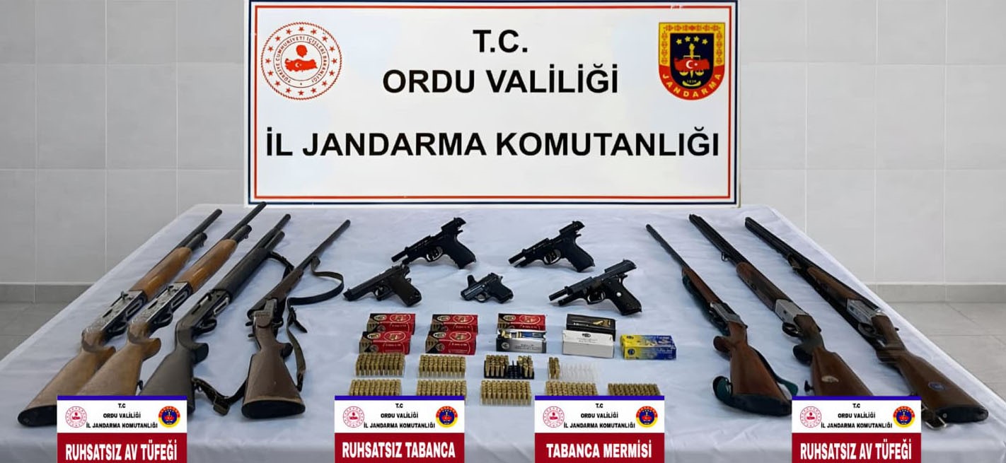 Ordu’da jandarma aranan 63 şüpheliyi yakaladı: 25 tutuklama
