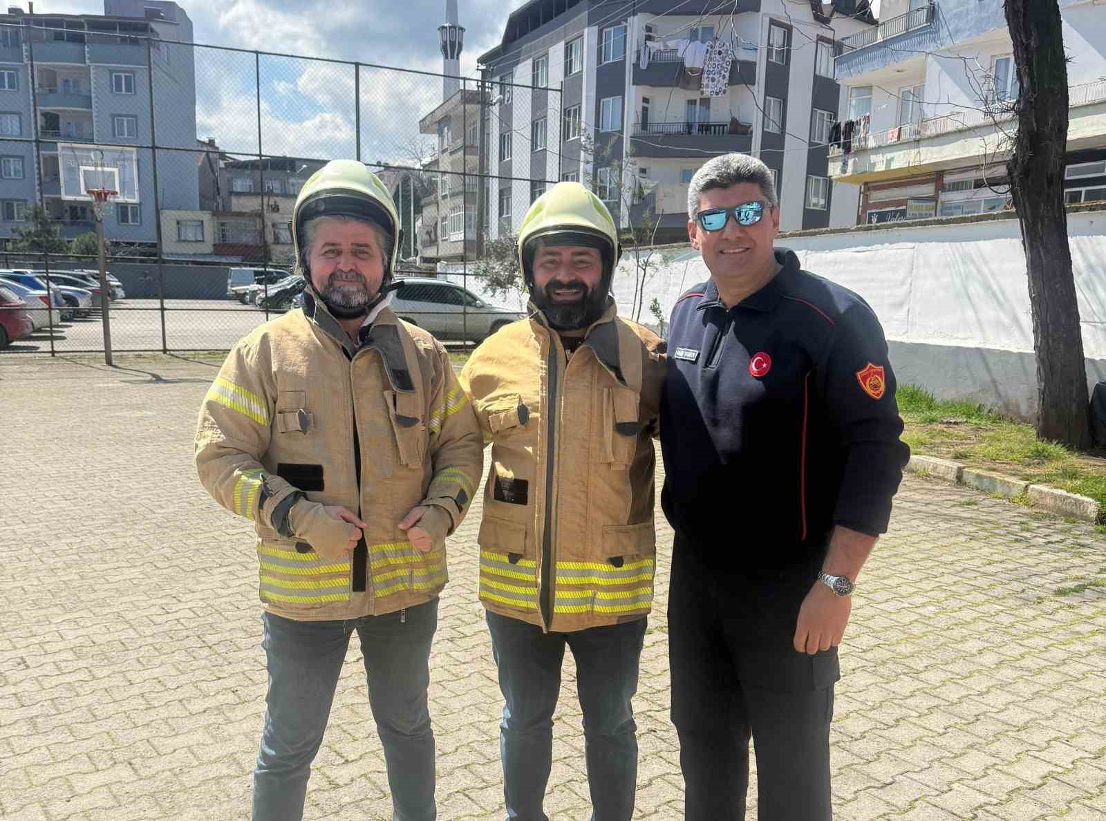 Ordu’da liseli öğrencilere hayat kurtaran yangın tatbikatı
