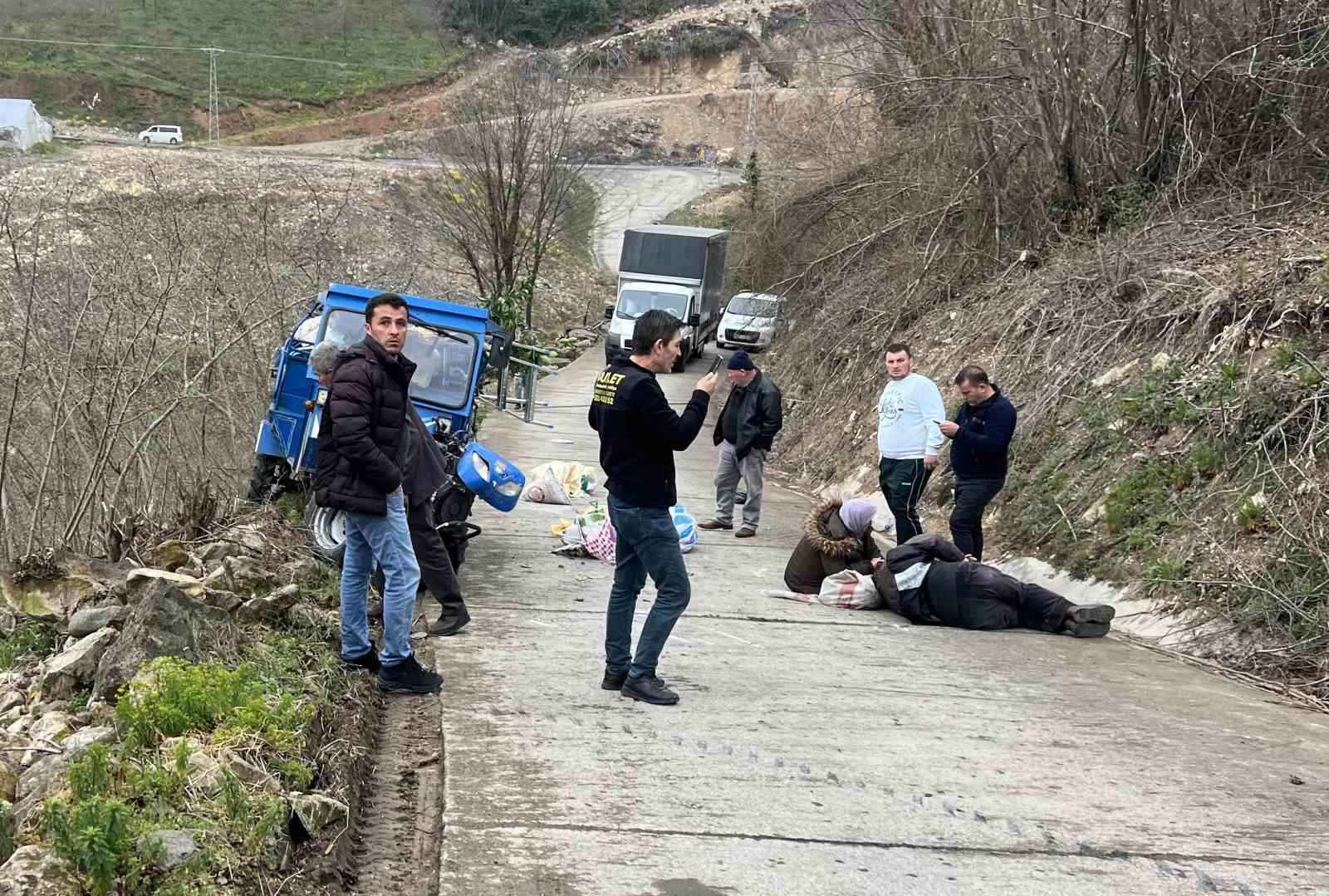 Ordu’da patpat kazası: 1’i ağır 2 yaralı
