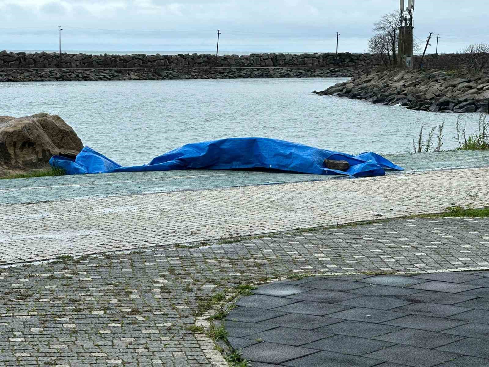 Ordu’da sahile insansız araç olduğu değerlendirilen cisim vurdu
