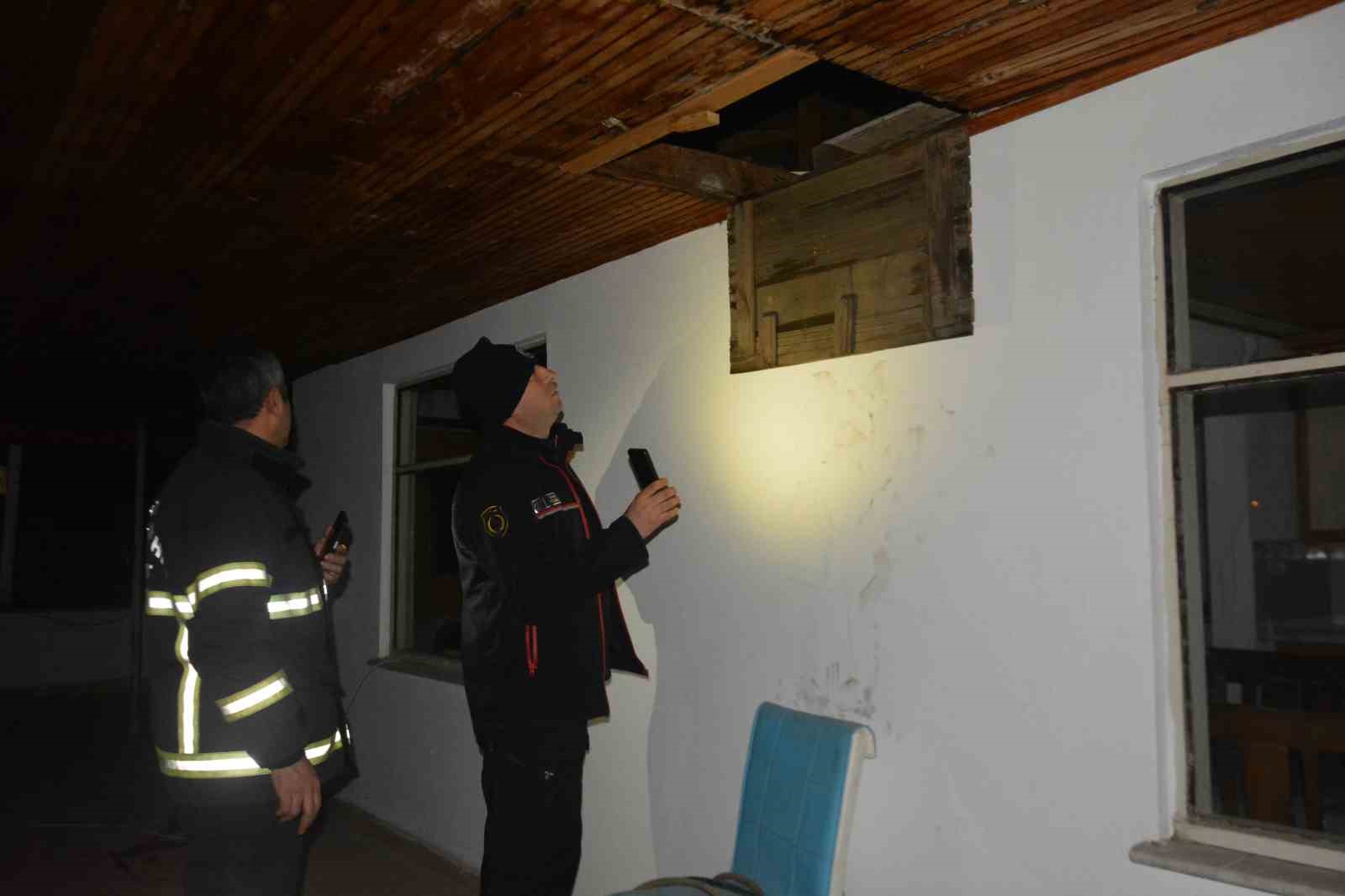 Ordu’da sahur vakti baca yangını panik oluşturdu
