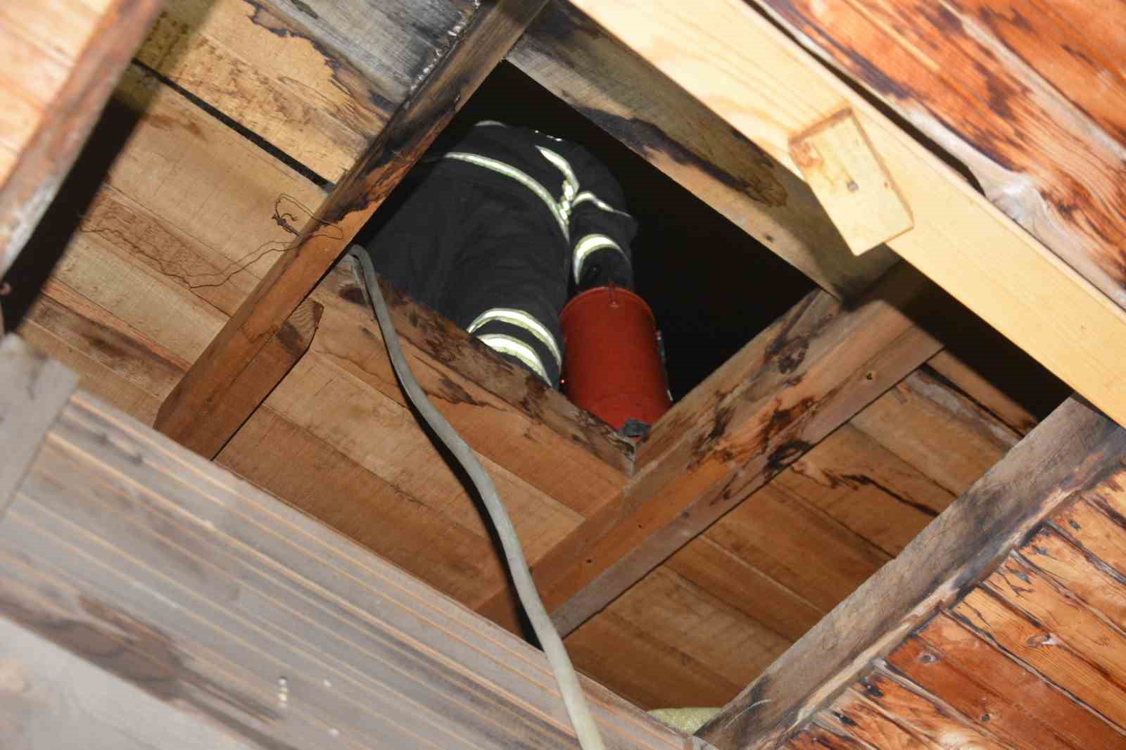 Ordu’da sahur vakti baca yangını panik oluşturdu
