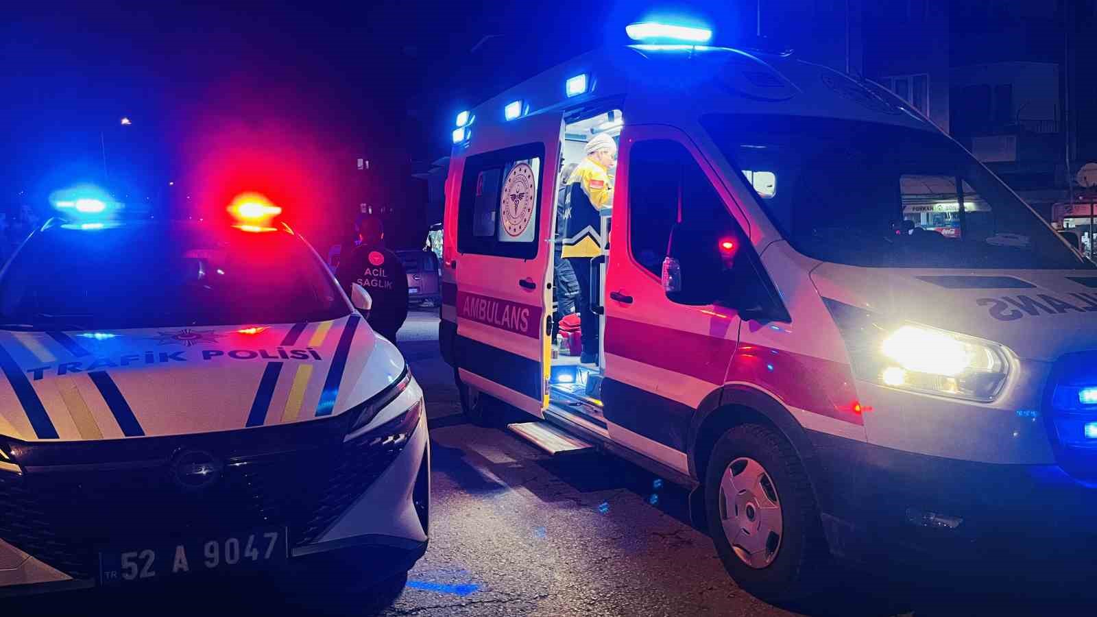 Ordu’da trafik kazası: 2 yaralı
