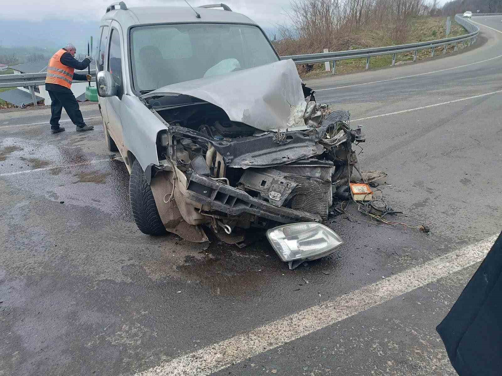 Ordu’da trafik kazası: 2 yaralı
