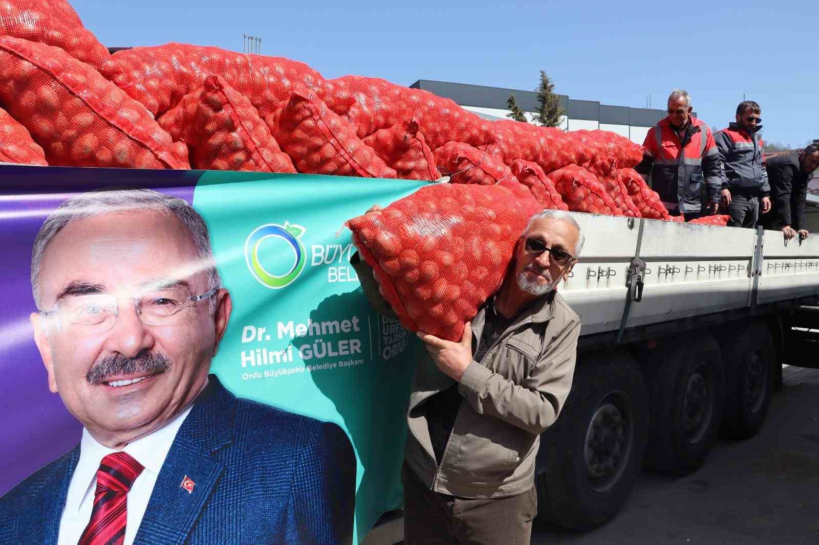 Ordu’da üreticilere 45 ton tohumluk patates dağıtıldı
