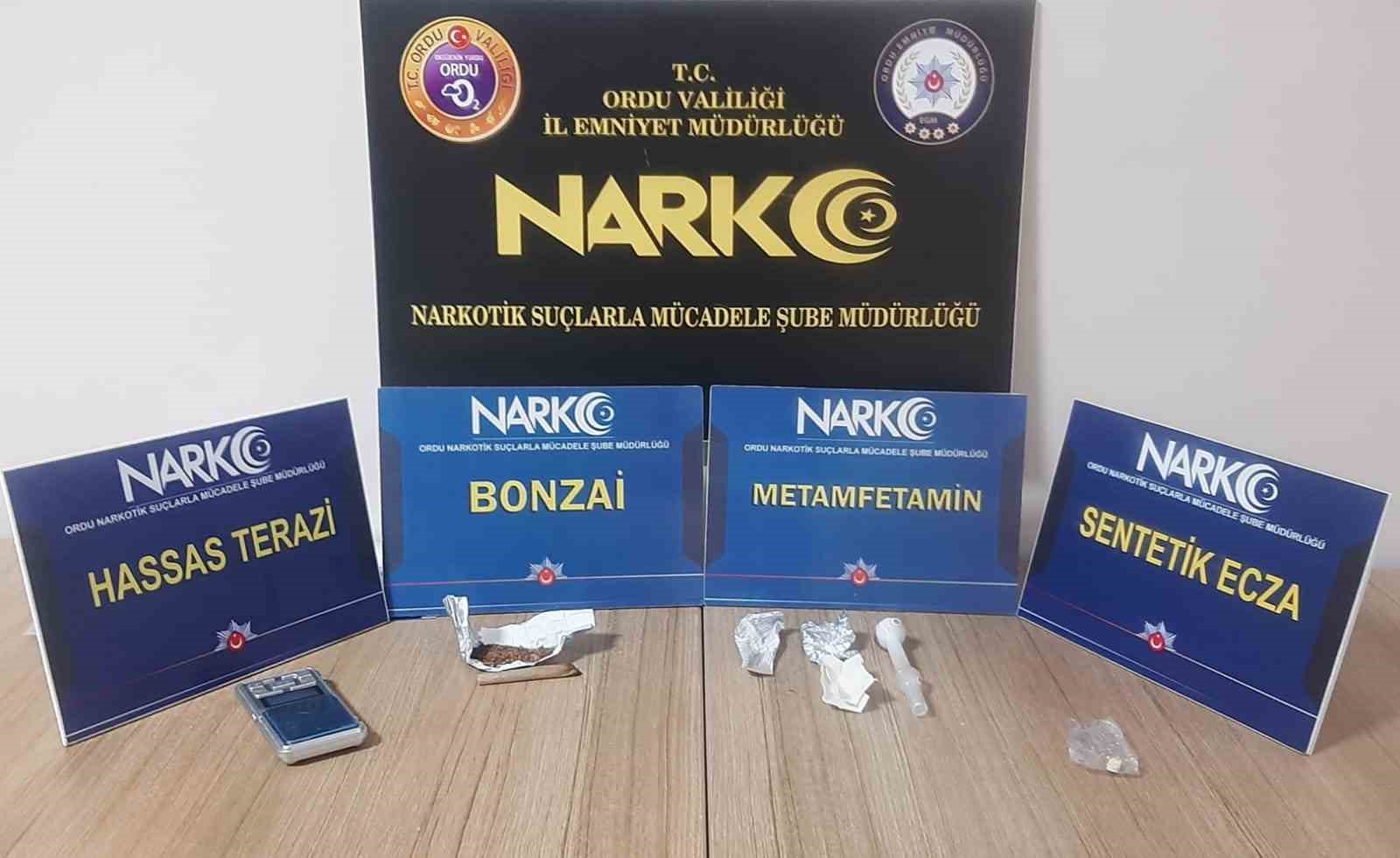 Ordu’da uyuşturucu operasyonlarında 3 tutuklama
