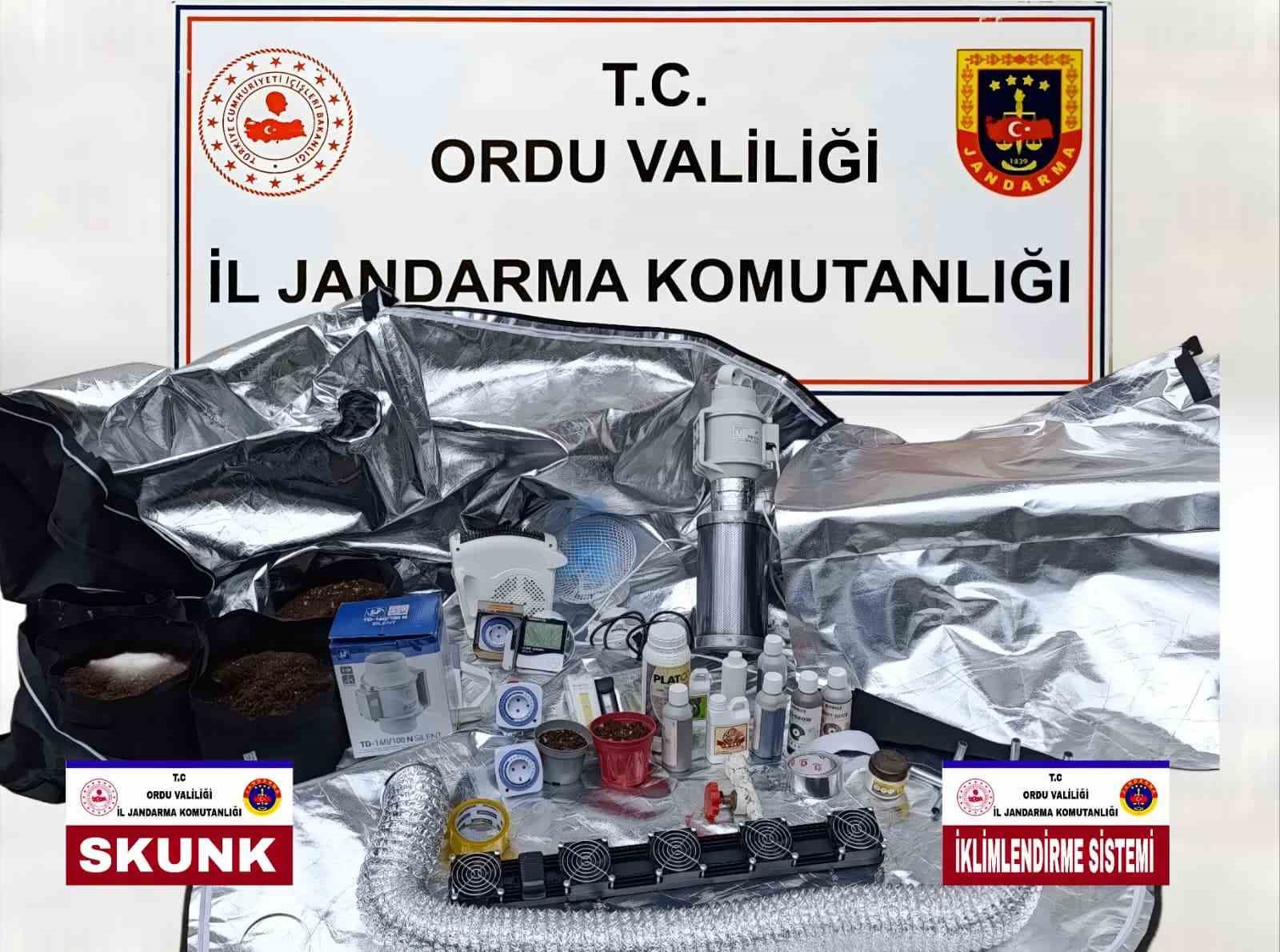 Ordu’da uyuşturucuyla mücadele: 89 operasyon, 3 tutuklama
