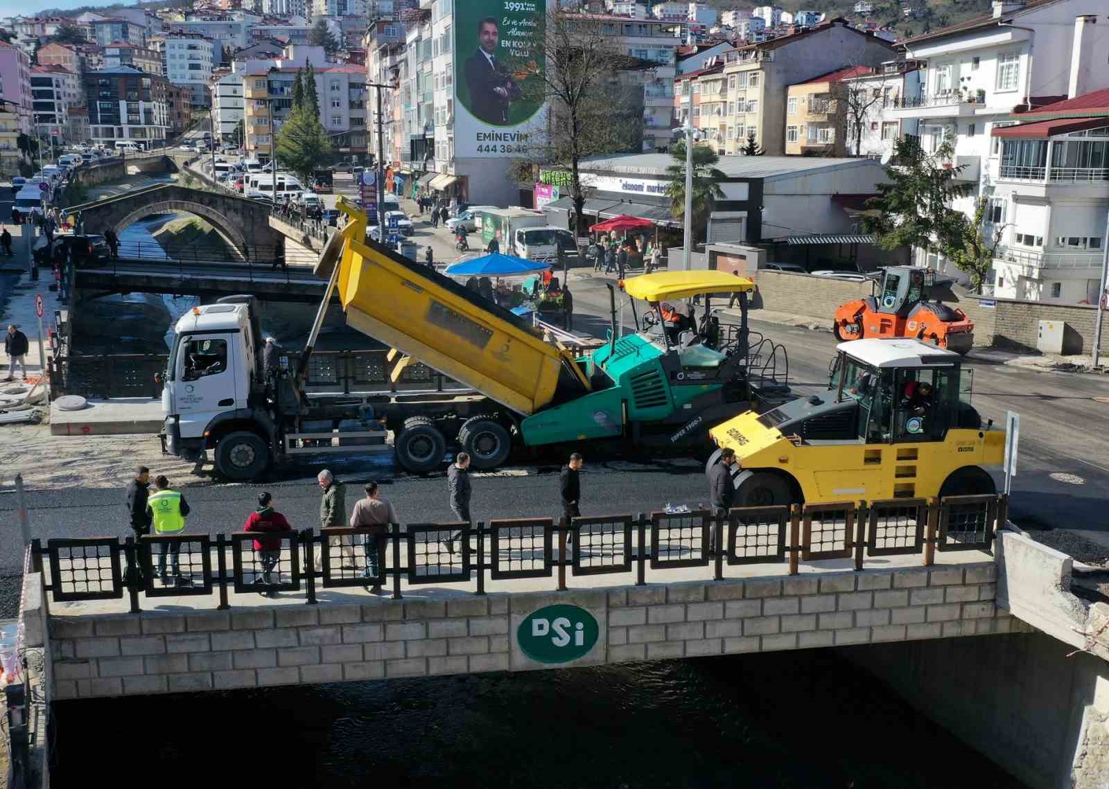 Ordu’da yenilenen köprü yeniden ulaşıma açıldı
