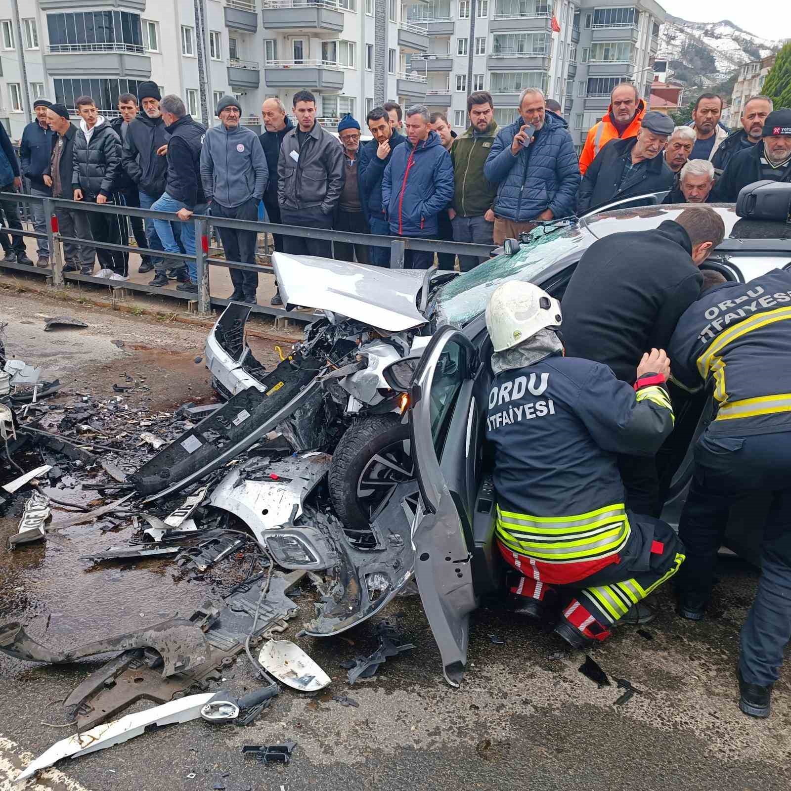 Ordu’daki kazada ağır yaralanan genç kadın hayatını kaybetti
