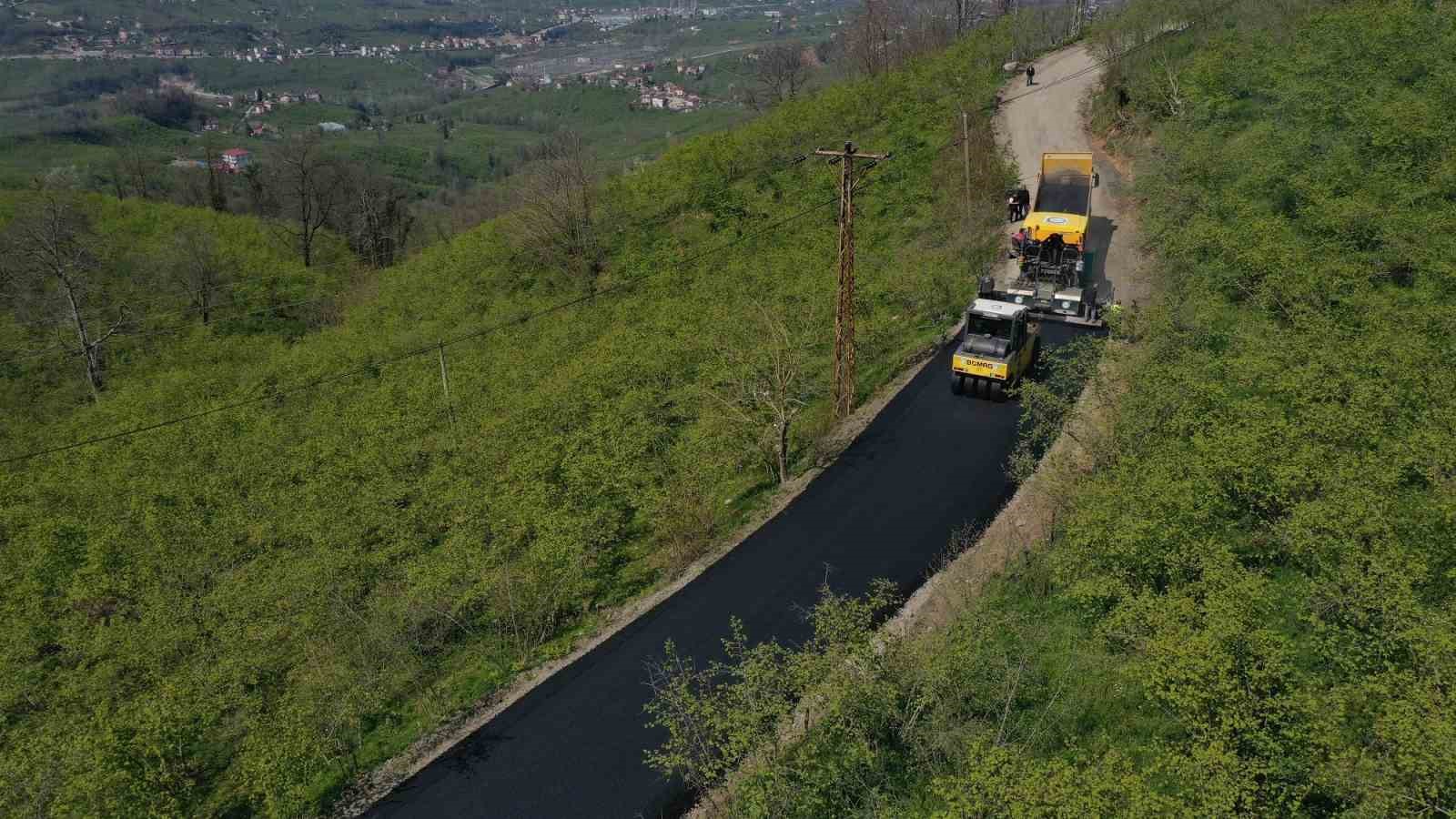 Ordu’nun kırsalında ulaşım güçleniyor
