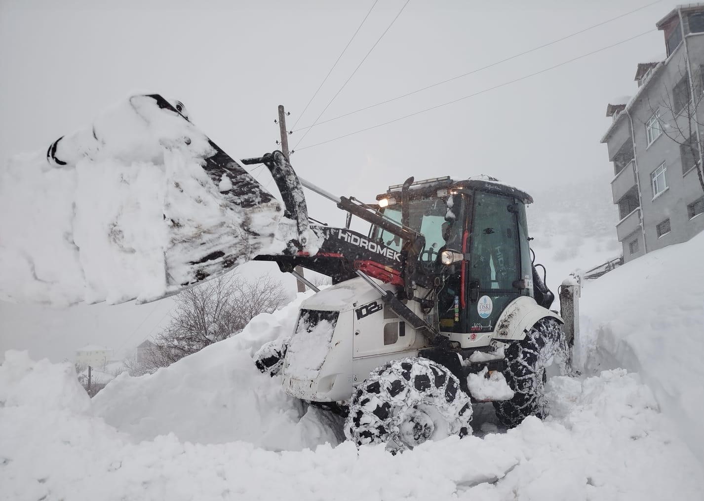 Ordu’nun yükseklerinde kar kalınlığı 2 metreye ulaştı
