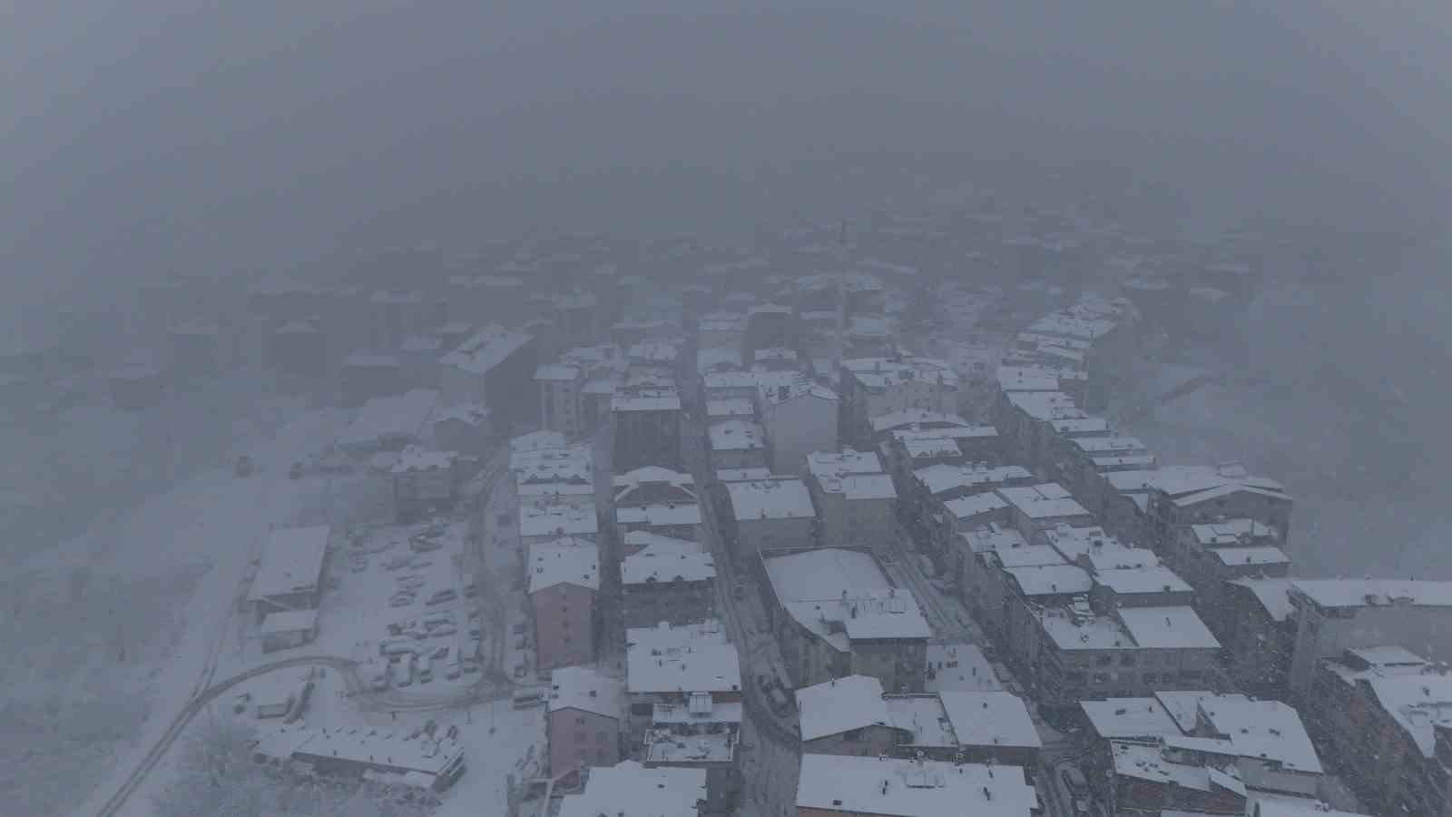 Ordu’nun yükseklerinde kar yağışı
