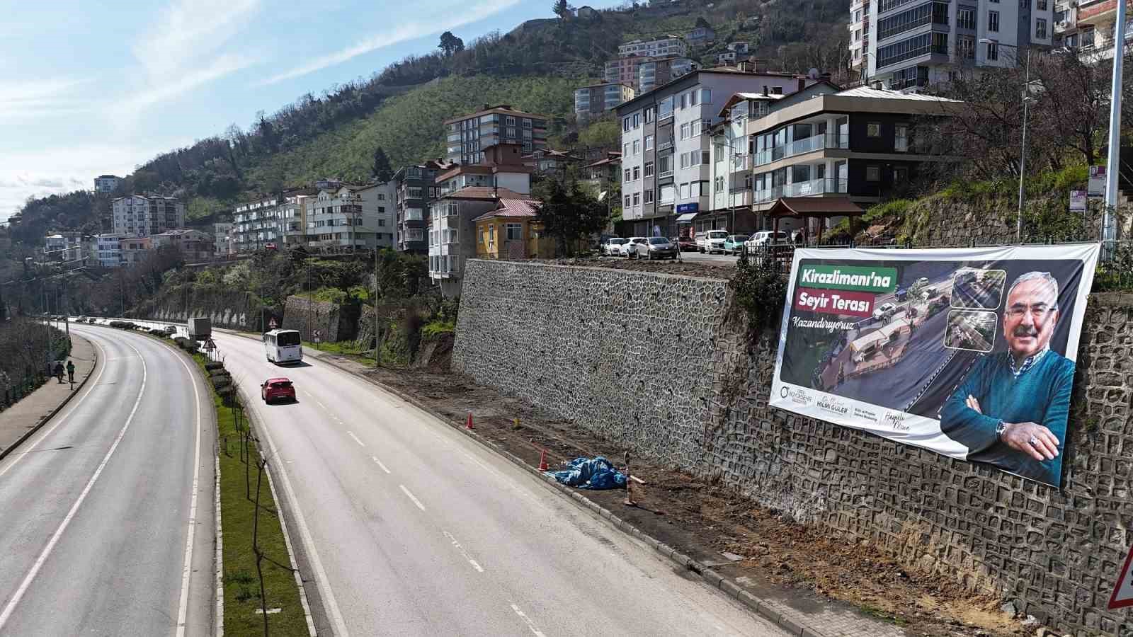 Ordu’ya yeni bir seyir terası kazandırılıyor
