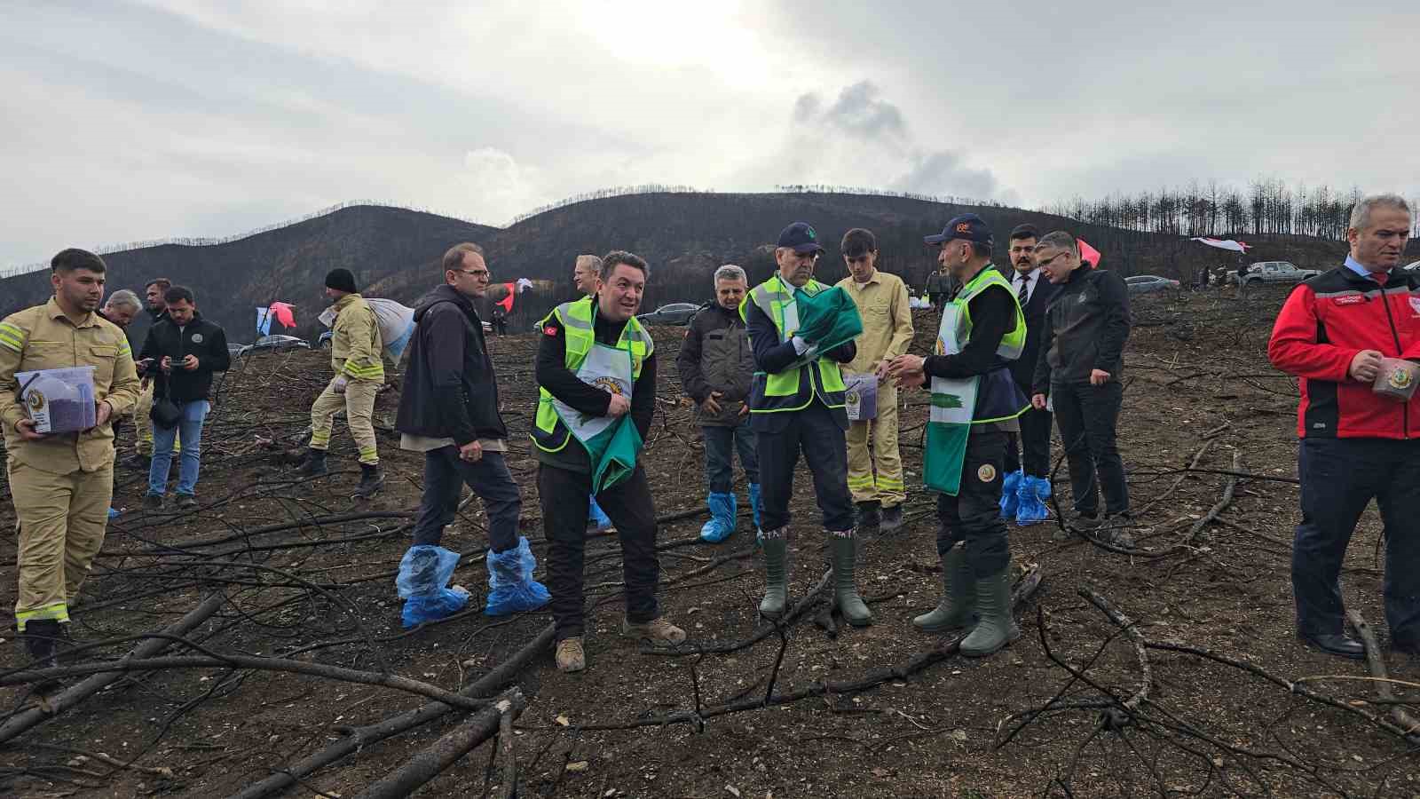 Orman köylerine 20 yeni tanker, yanan sahalara da tohumlama
