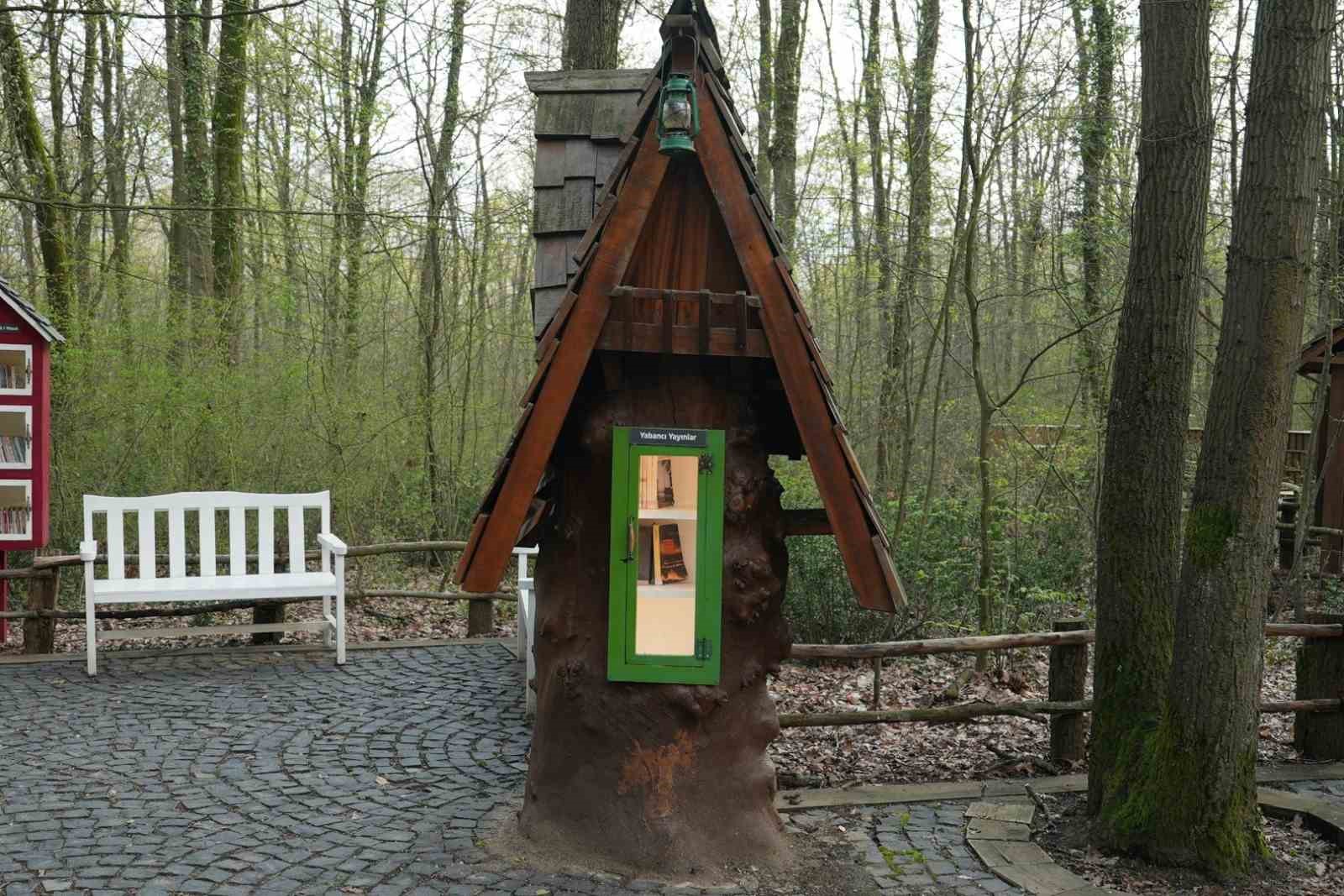 Orman Kütüphanesi’nde kuş sesleri eşliğinde okuma keyfi
