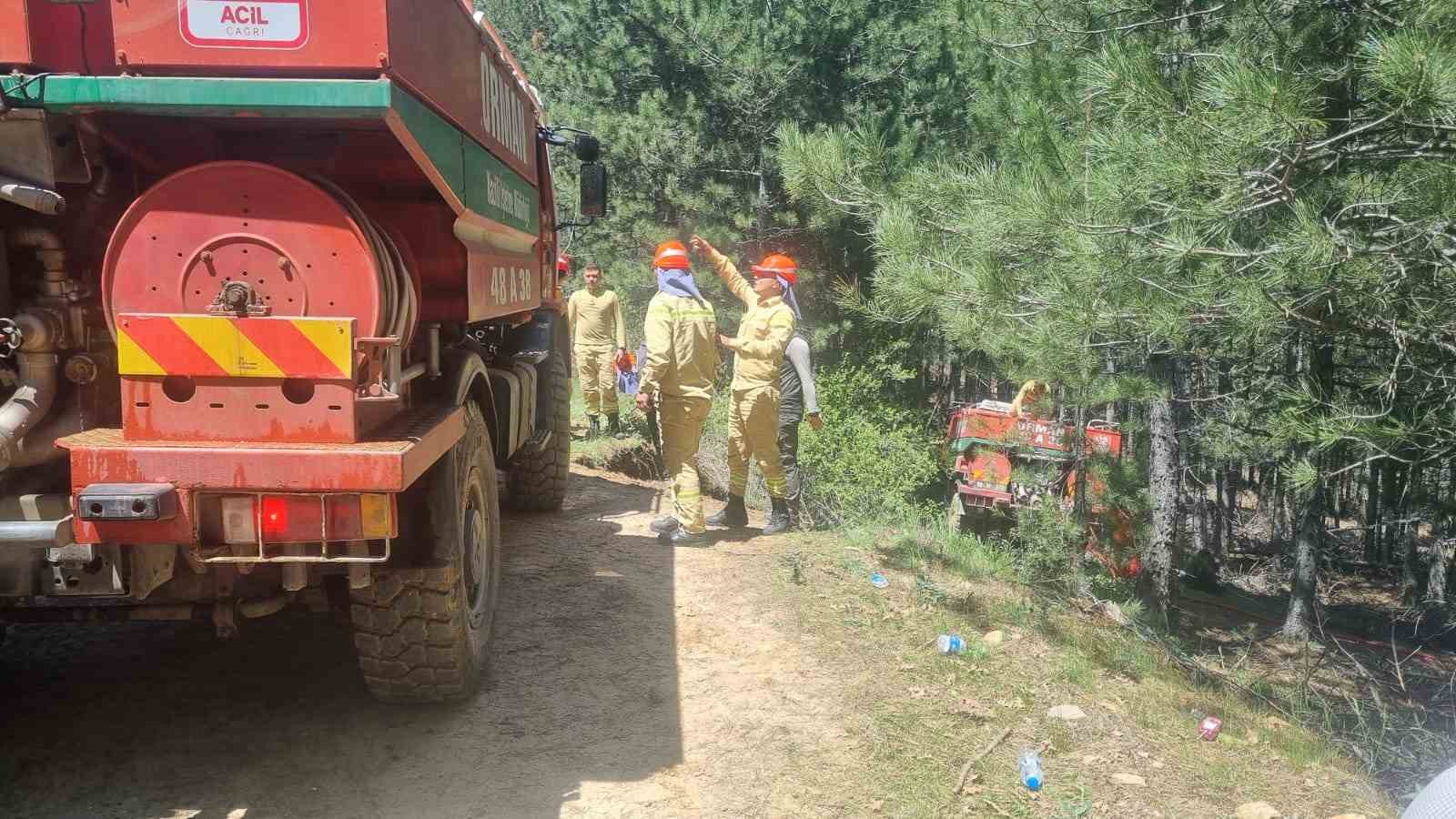 Orman yangını kontrol altına alındı
