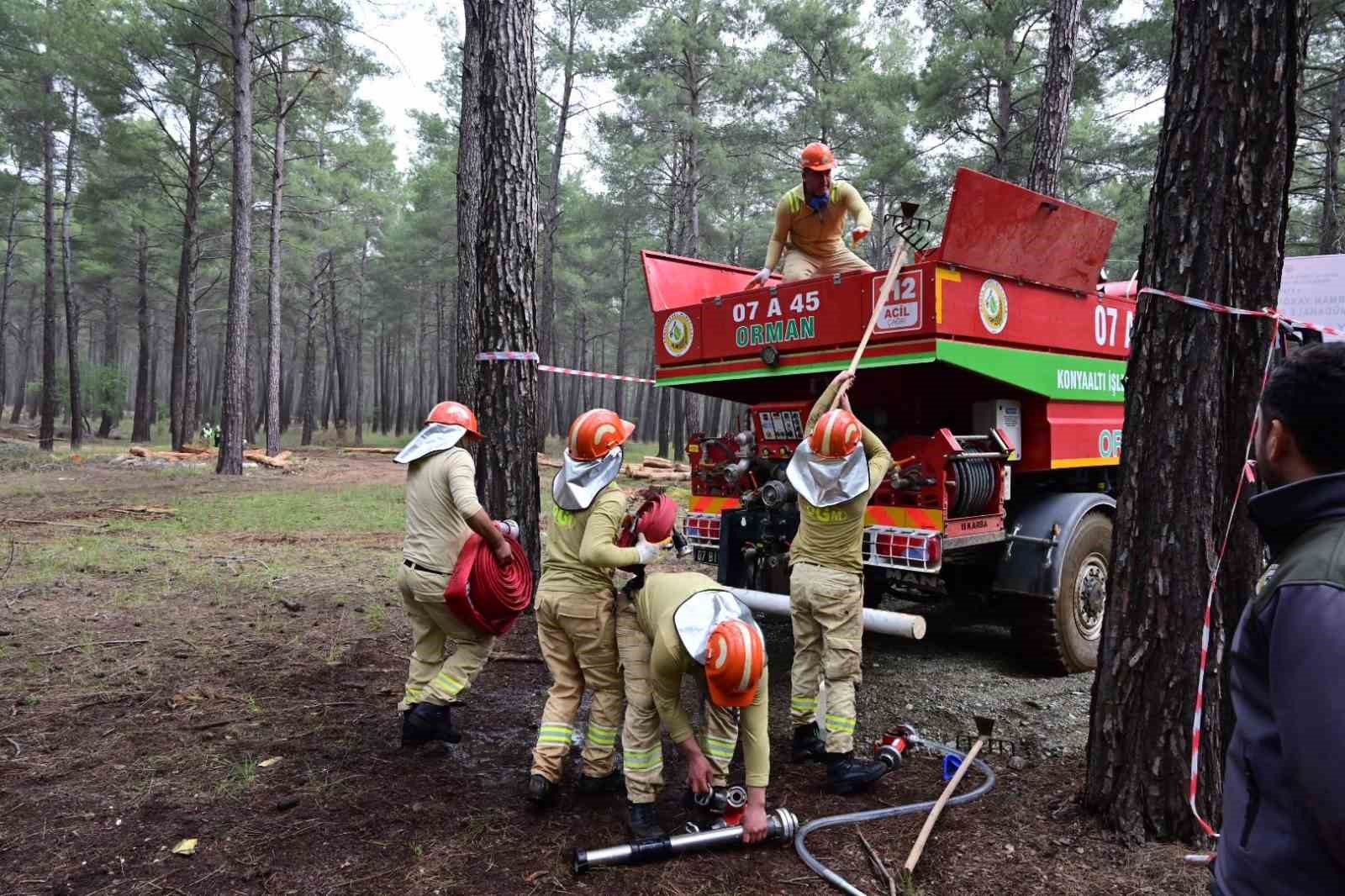 Ormancılar Antalya’da kıyasıya  yarıştı
