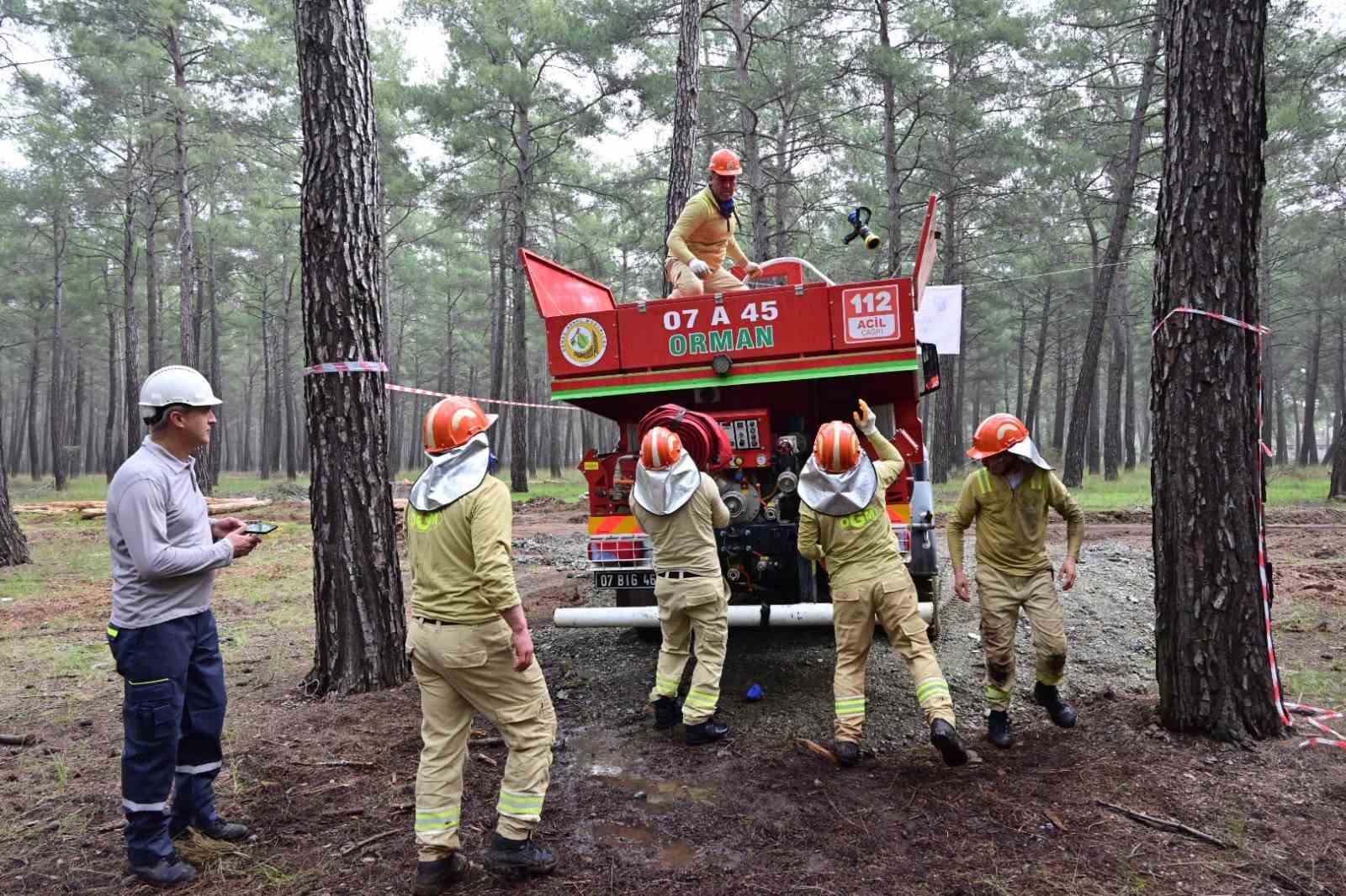 Ormancılar Antalya’da kıyasıya  yarıştı
