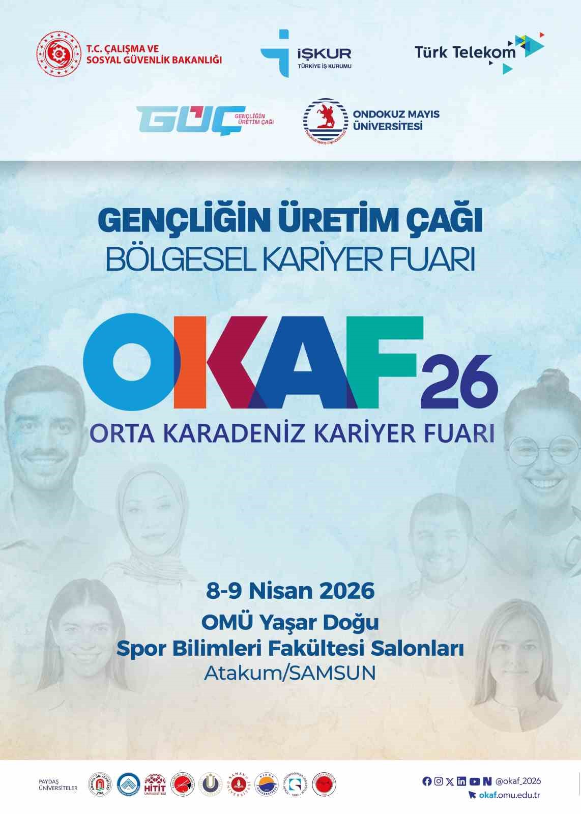 Orta Karadeniz Kariyer Fuarı 8-9 Nisan’da Samsun’da
