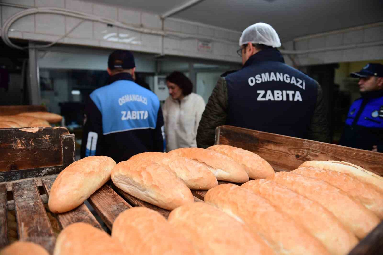 Osmangazi Belediyesi’nden fırınlara ve tatlıcılara Ramazan denetimi
