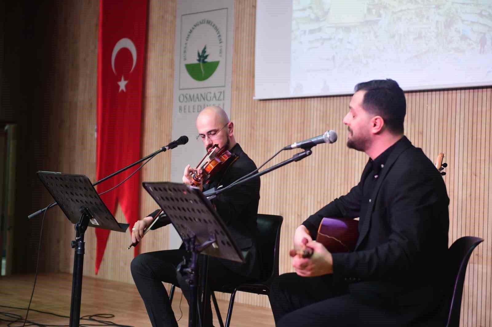 Osmangazi’de 6 Şubat depremlerinin yıl dönümünde duygu dolu anma programı
