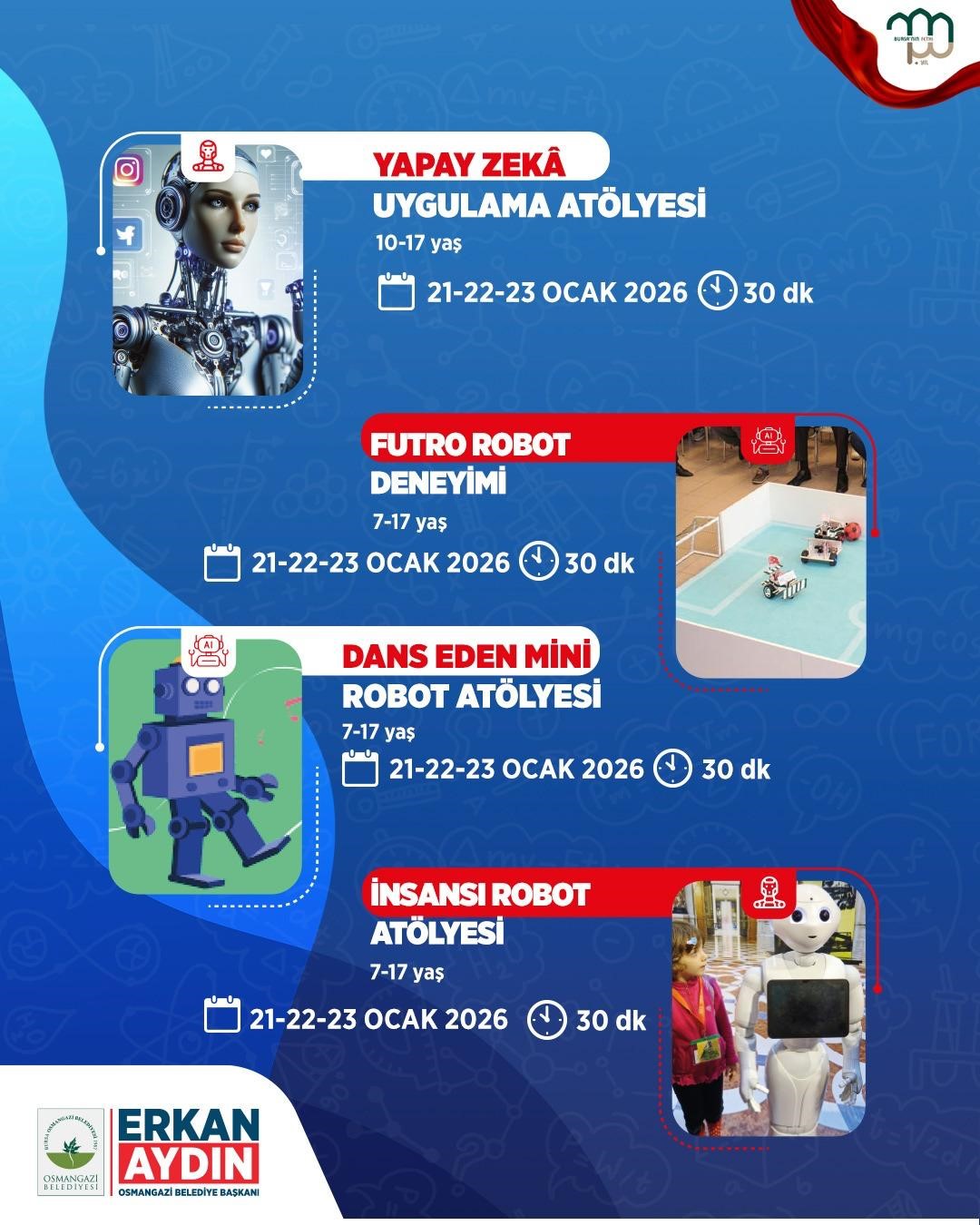 Osmangazi’de çocuklar ve gençler bilimle buluşacak
