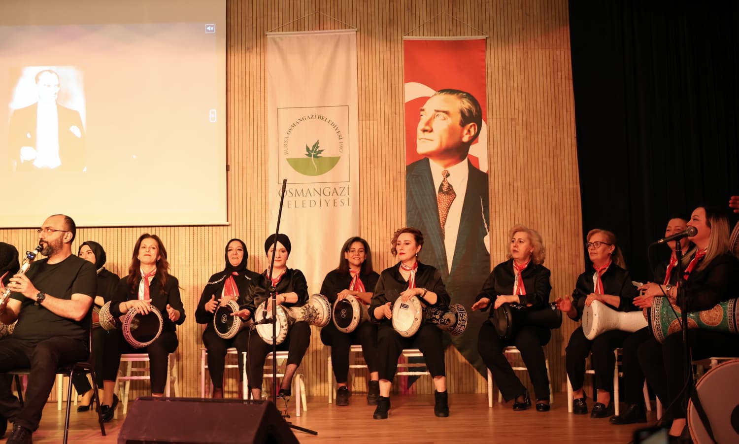 Osmangazi’de kadınlardan muhteşem ritim gösterisi
