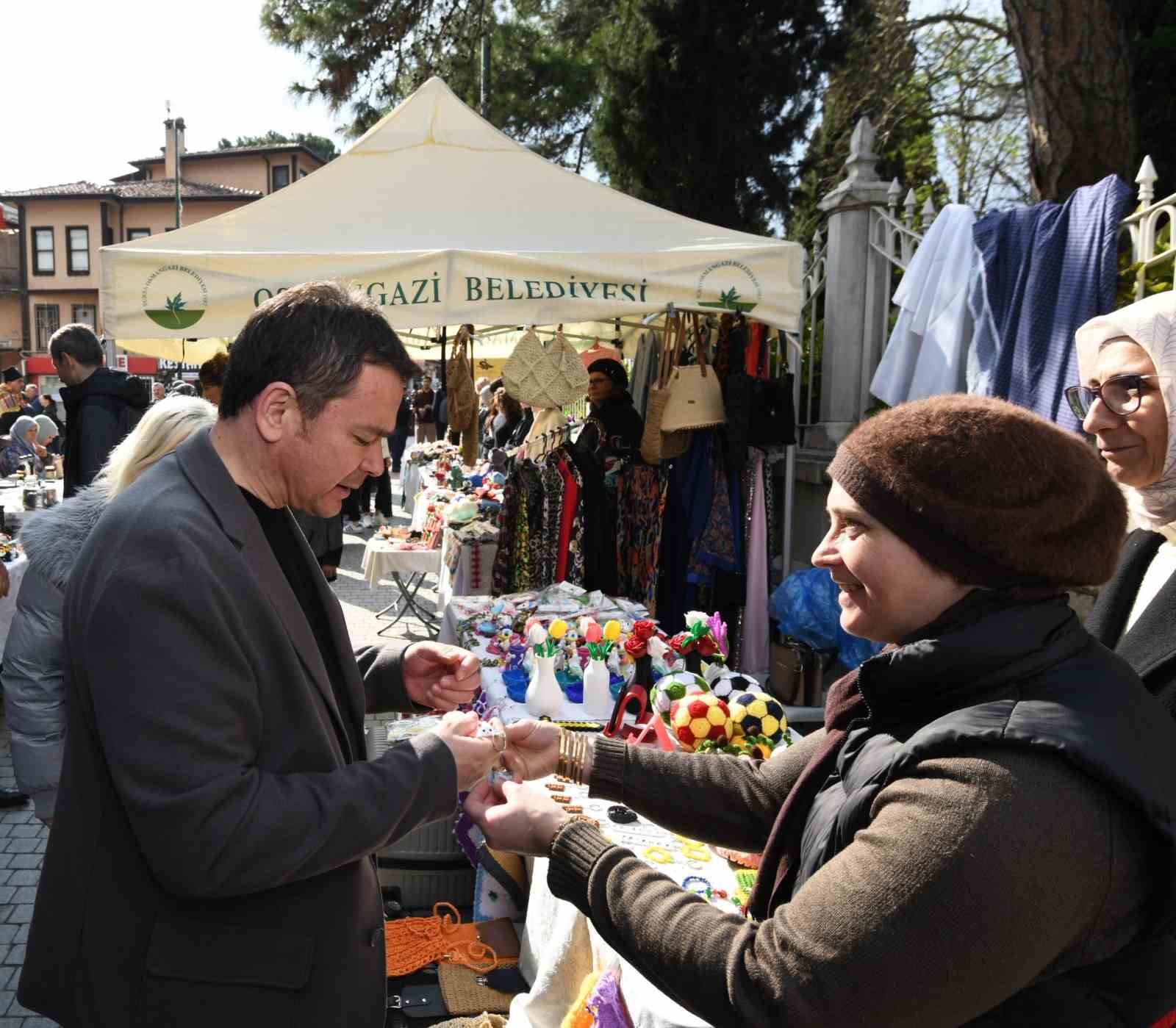 Osmangazi’de kadınların el emeği büyük beğeni topladı

