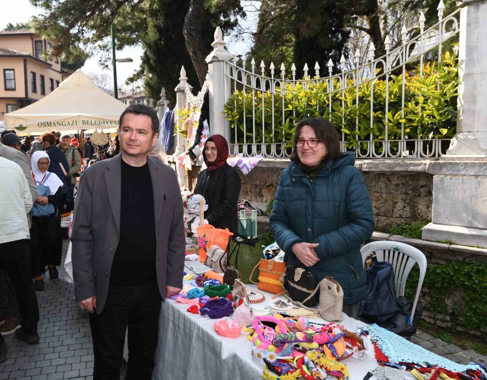 Osmangazi’de kadınların el emeği büyük beğeni topladı
