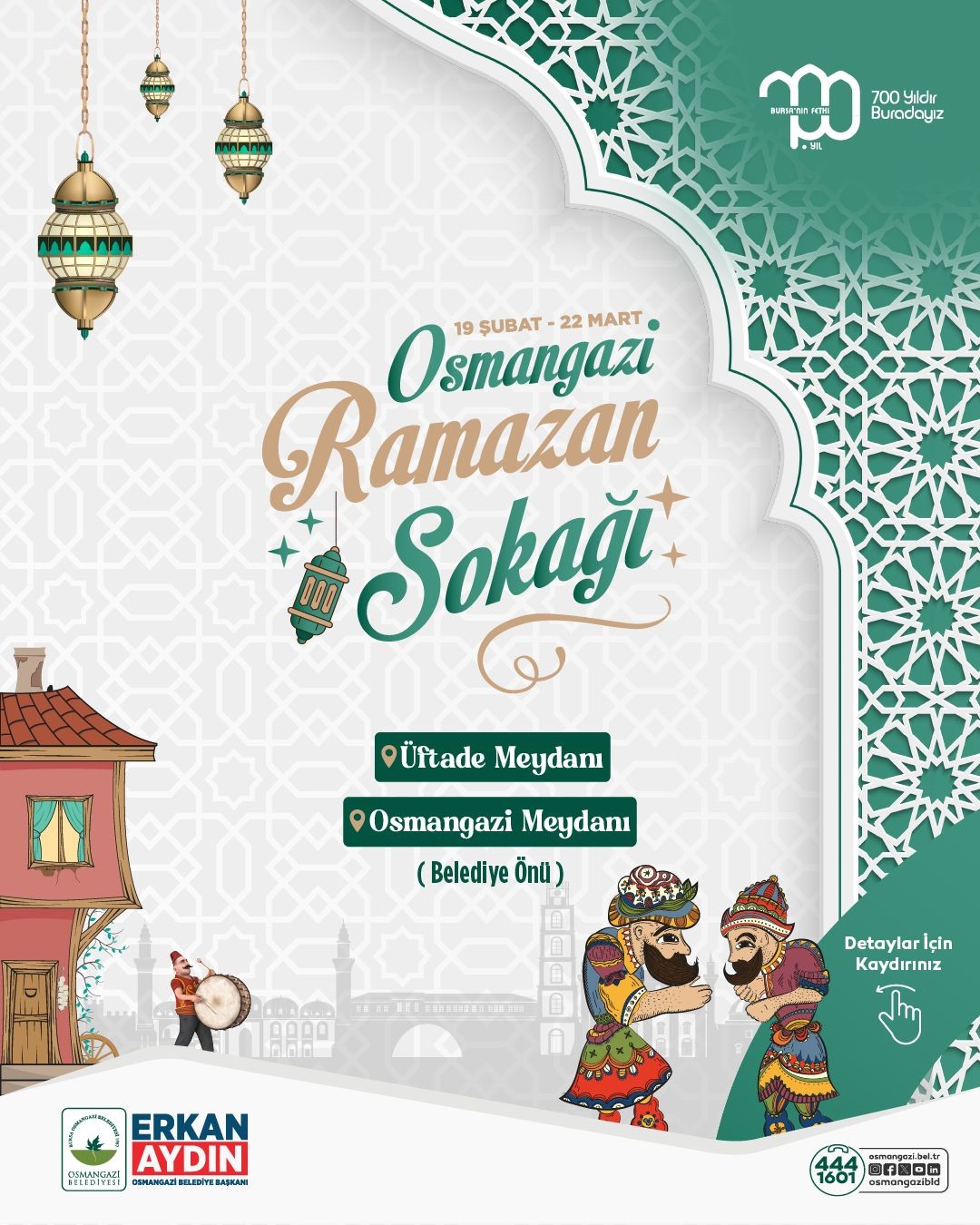 Osmangazi’de Ramazan coşkusu meydanlara taşıyor
