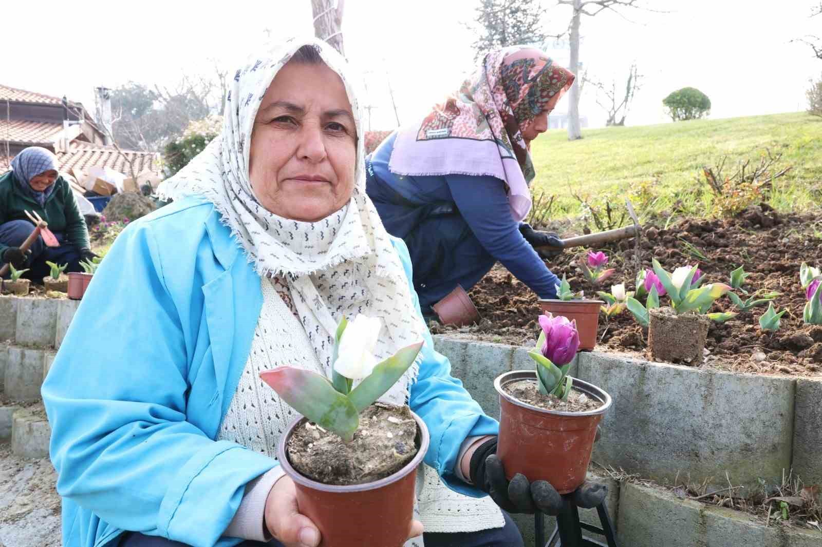 Osmangazi’nin her bir noktası çiçek açtı
