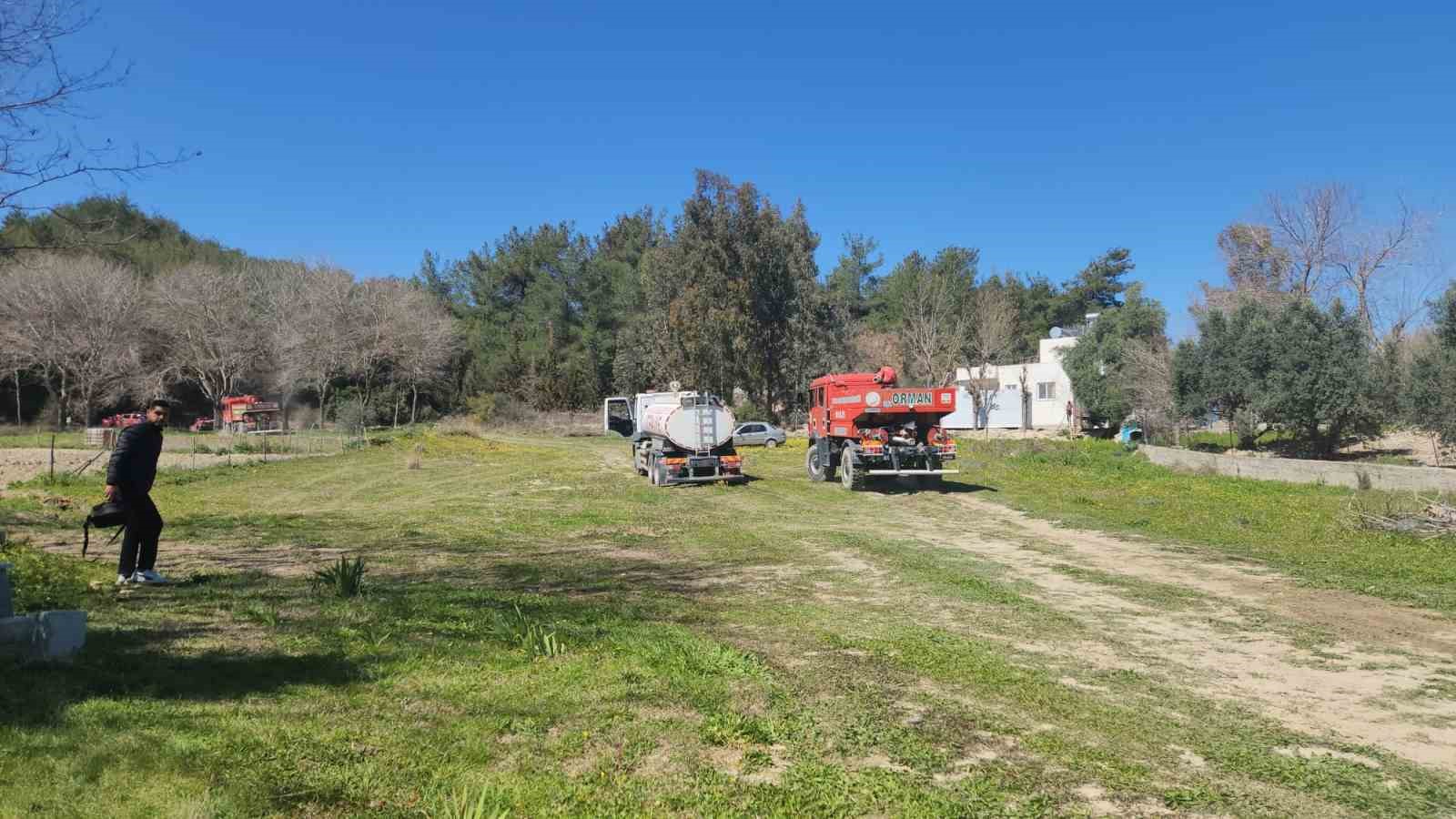 Osmaniye’de çıkan orman yangını büyümeden söndürüldü
