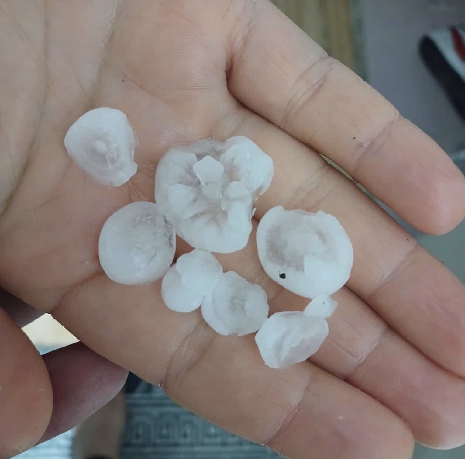 Osmaniye’de dolu yağışı
