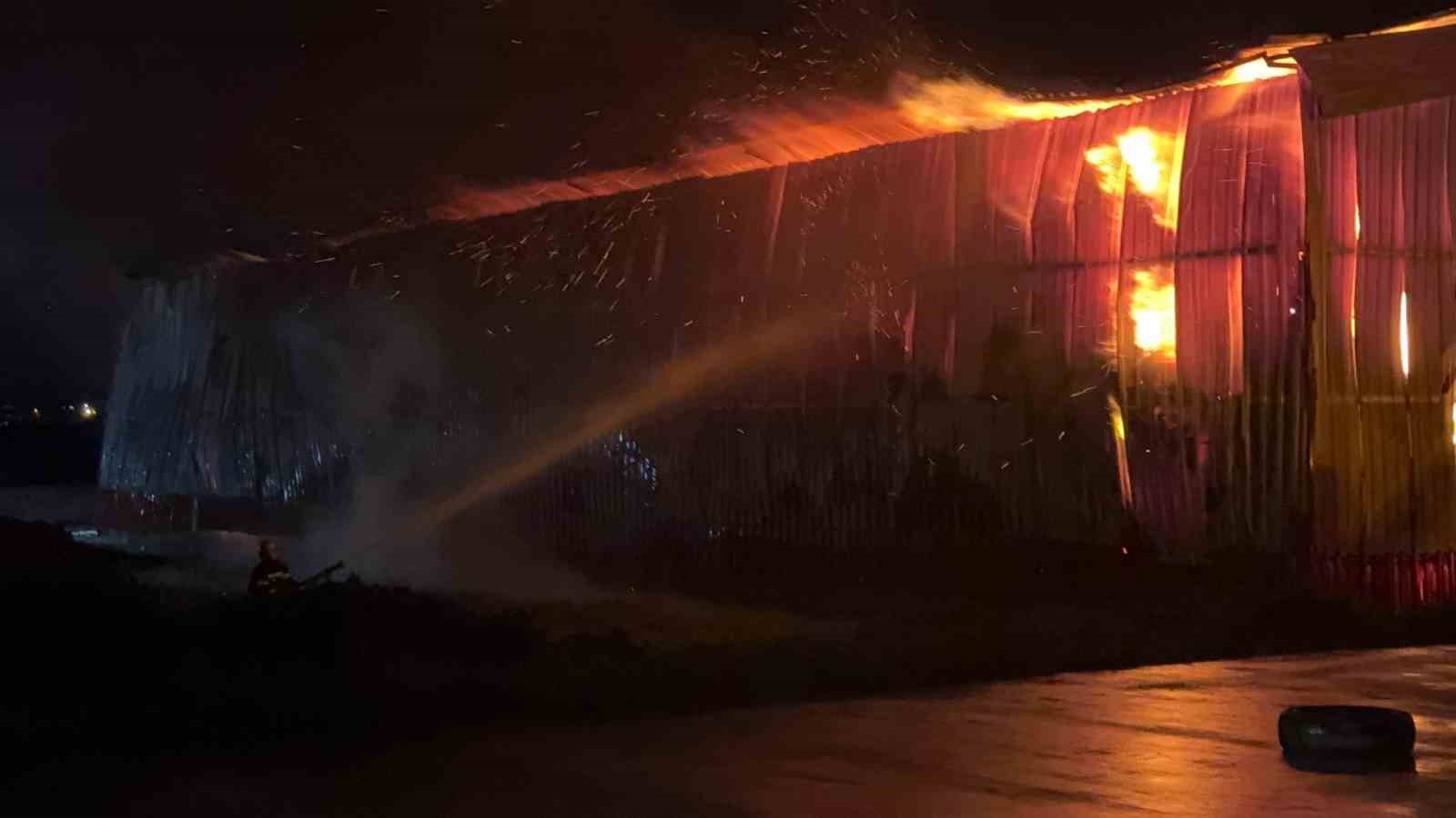 Osmaniye’de karton fabrikasında yangın
