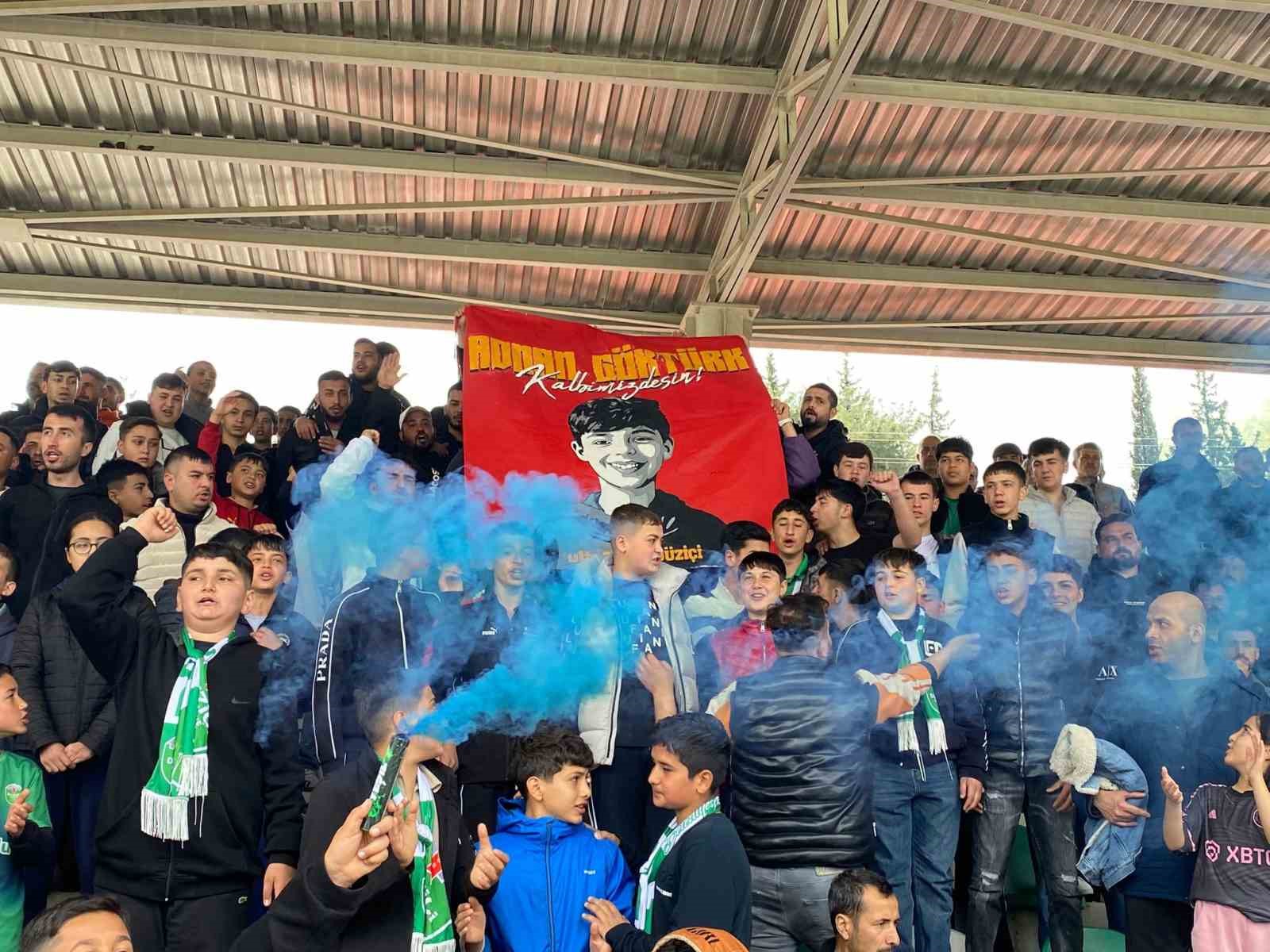 Osmaniye’de play-off maçında Adnan Göktürk Yeşil unutulmadı
