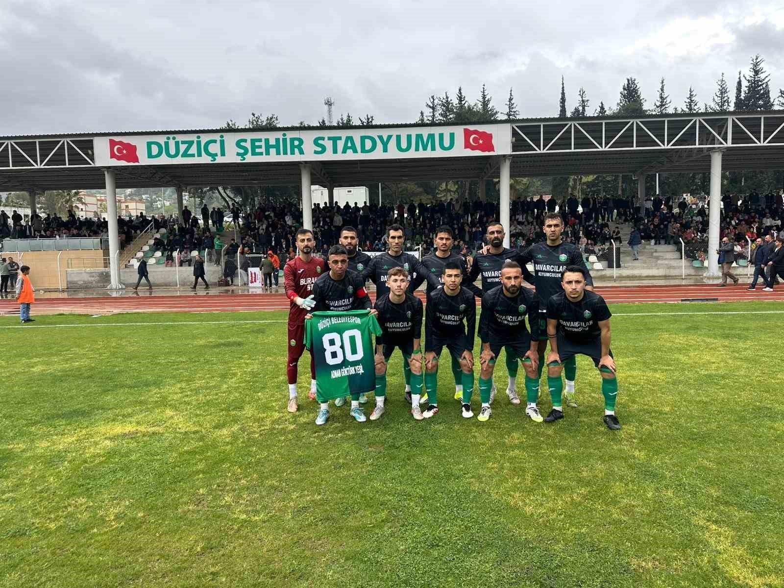 Osmaniye’de play-off maçında Adnan Göktürk Yeşil unutulmadı
