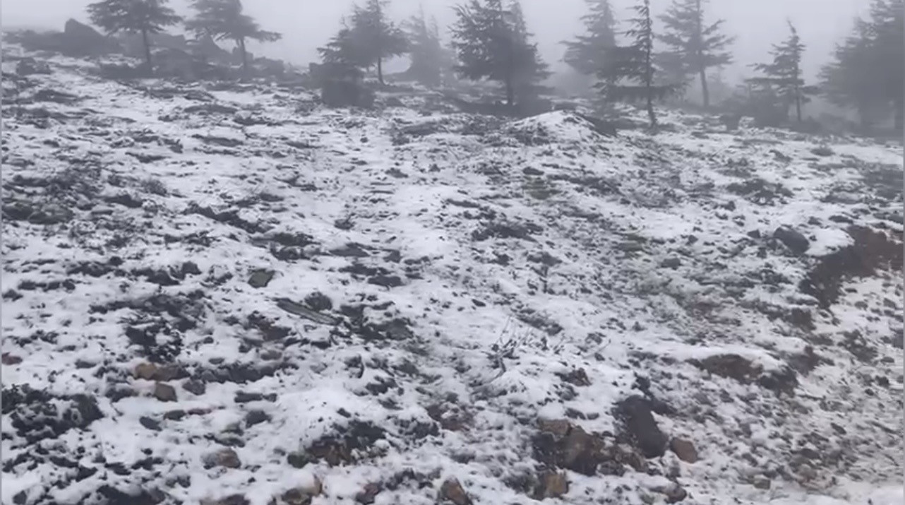 Osmaniye’de yüksek kesimlere kar yağdı
