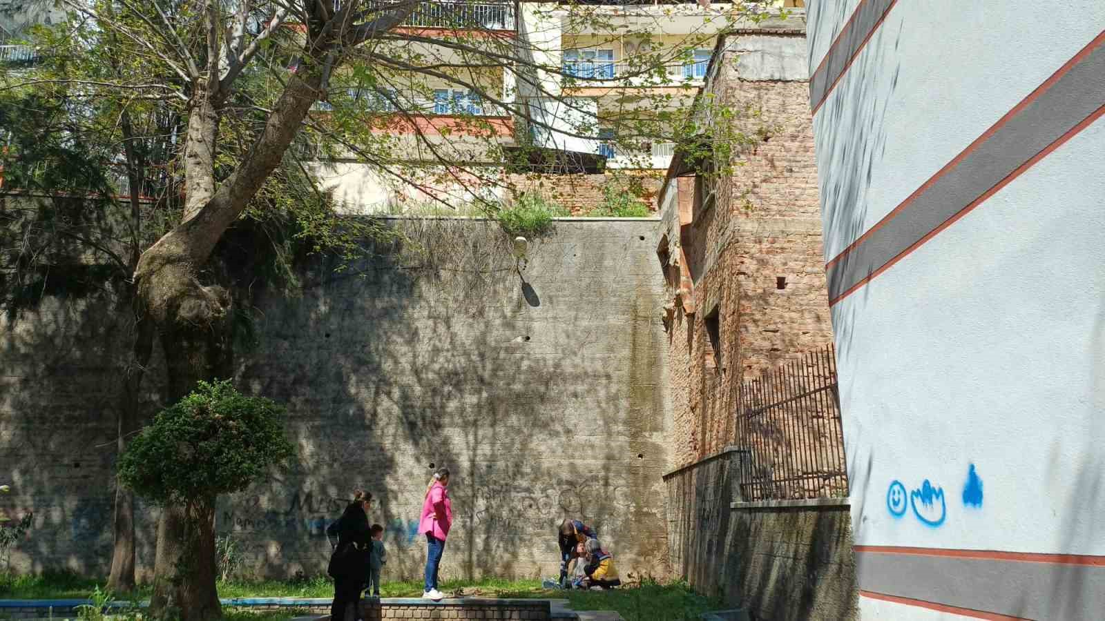 Ot toplamak istedi, 5 metreden aşağı düştü
