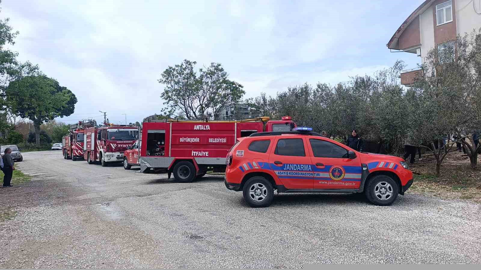 Otel lojmanında çıkan yangın korkuttu
