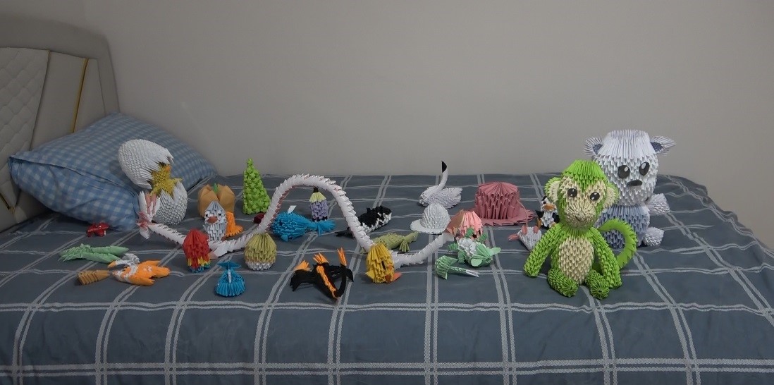 Otizmli Arda, origamiyle hayatına yön veriyor
