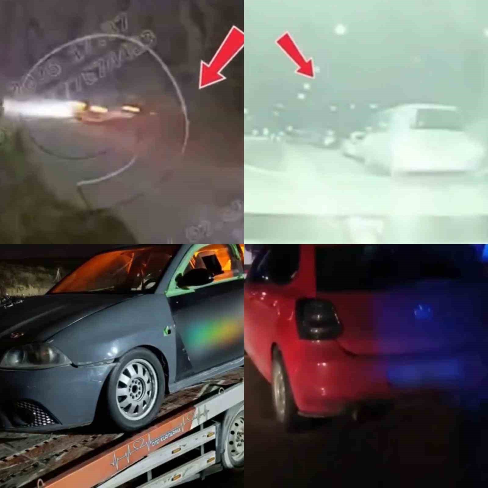 Otobanda araba yarışı pahalıya patladı: 407 bin TL ceza kesildi
