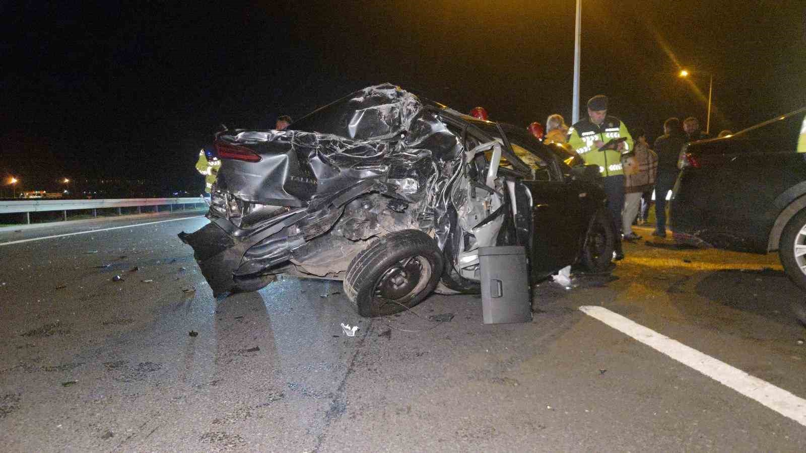 Otobanda feci kaza: 1 yaralı
