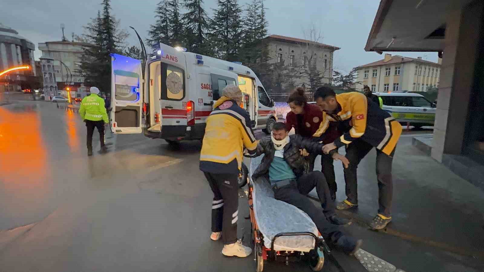 Otomobilin çarpıp kaçtığı bisiklet sürücüsü yaralandı
