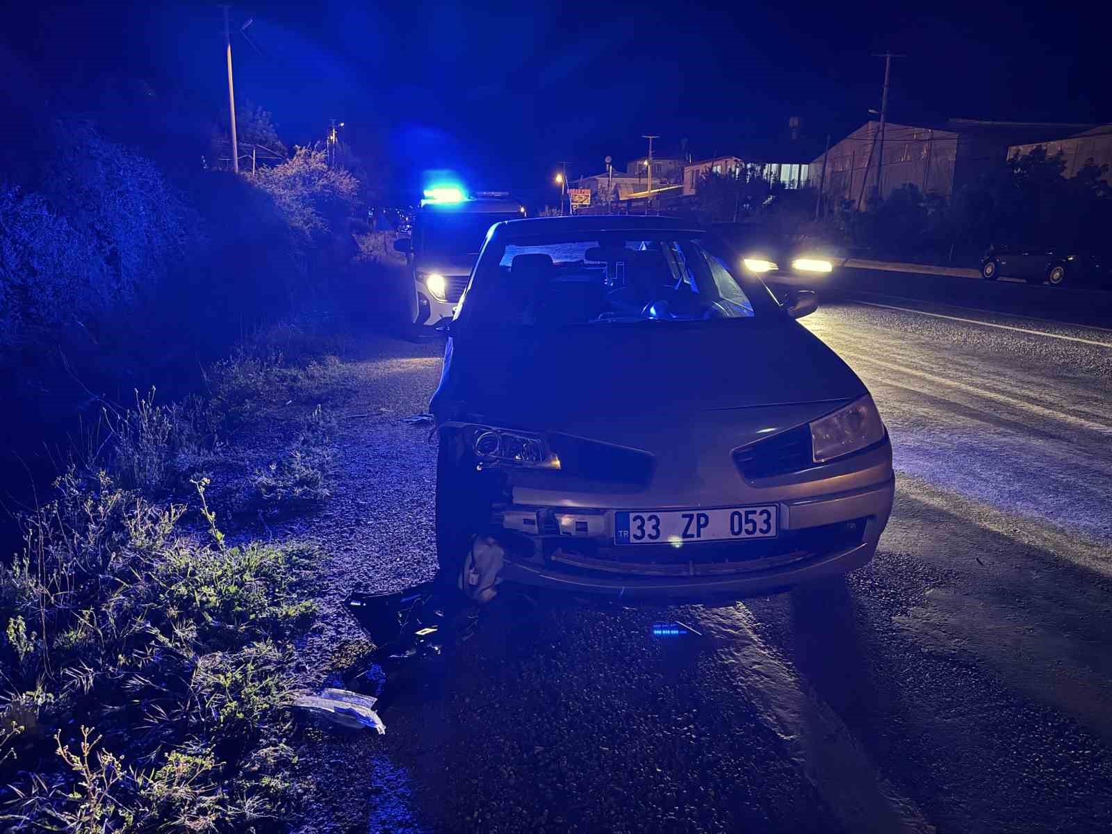 Otomobilin çarptığı elektrikli bisiklet kanala düştü: 1 ölü, 1 yaralı
