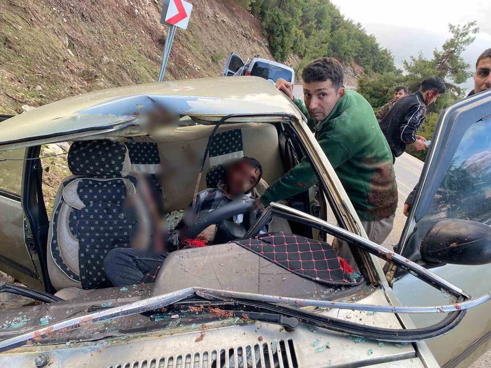 Otomobille giderken kafasına kaya yuvarlandı, başarılı ameliyatla sağlığına kavuştu
